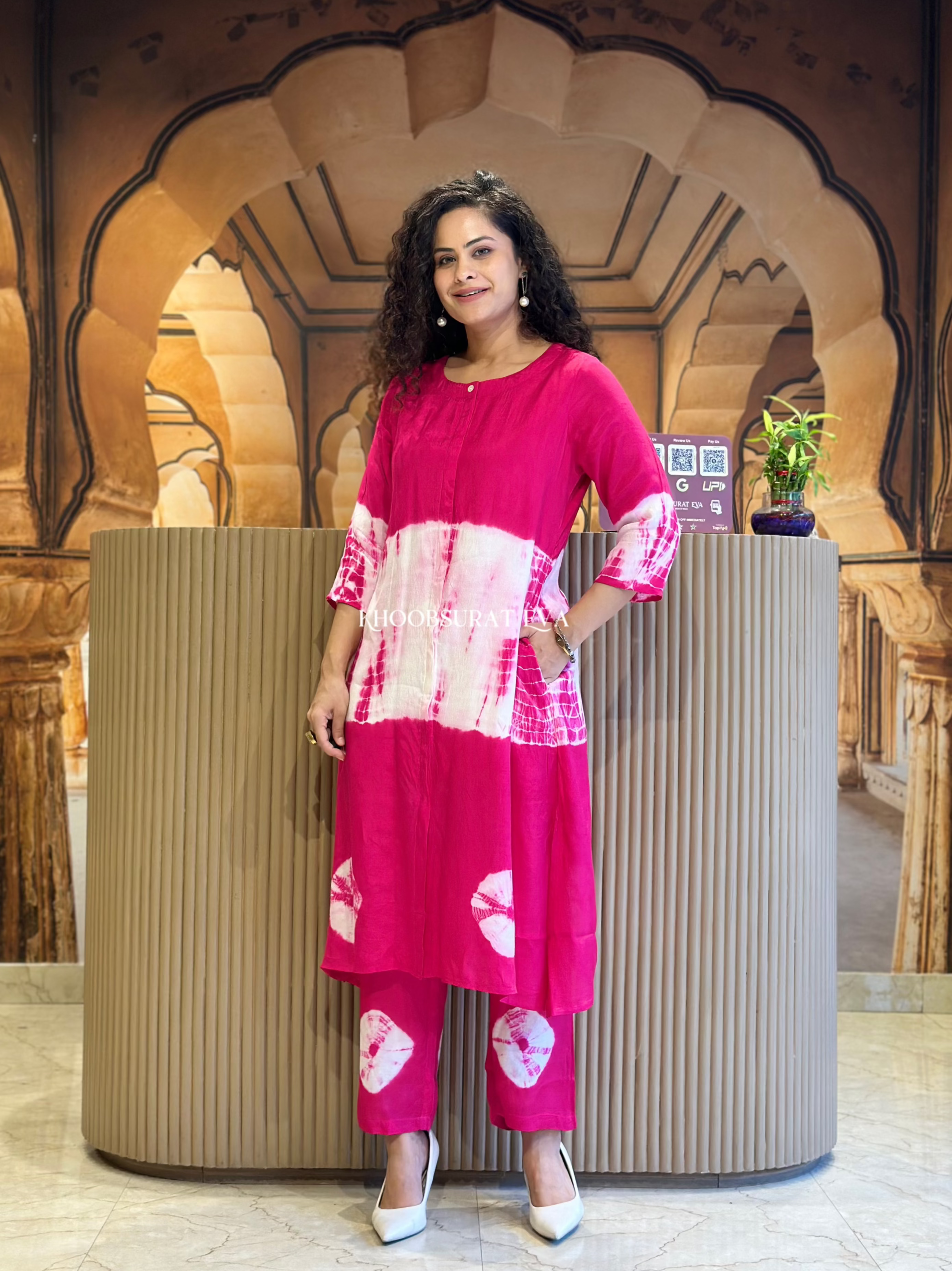Stylish Cherry On Top Kurta Set for Women - Traditional Indian Ethnic Wear for Festivals, Weddings & Casual Outings