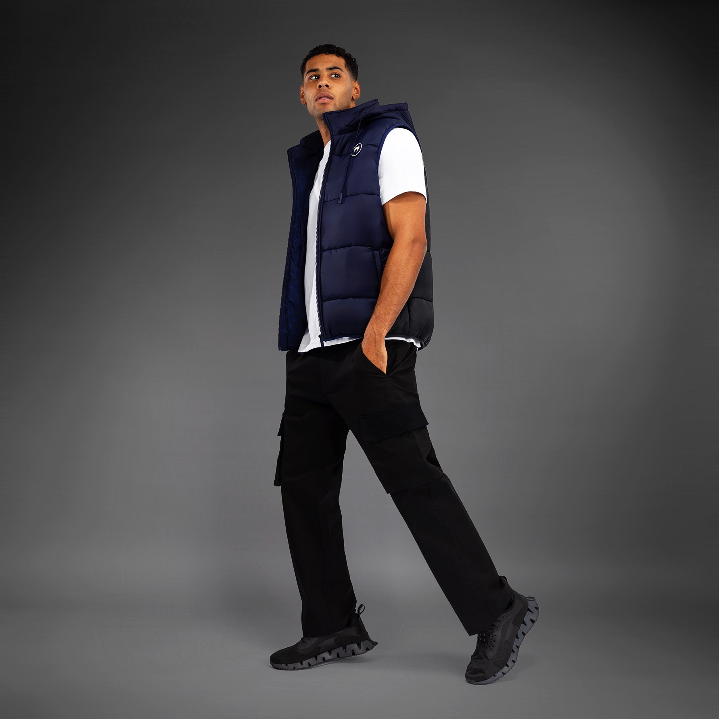 Venum Urban Guard Down Vest for Men - Lightweight Winter Jacket, Night Blue - Perfect for Outdoor Activities, Travel & Casual Wear