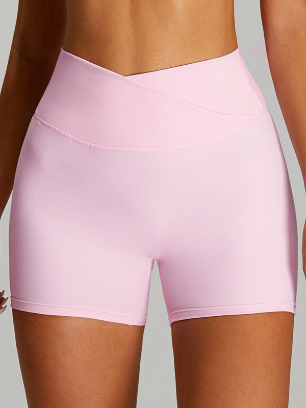 ZASUWA High Waist V Shape Shorts for Women - Slimming Workout & Summer Casual Wear