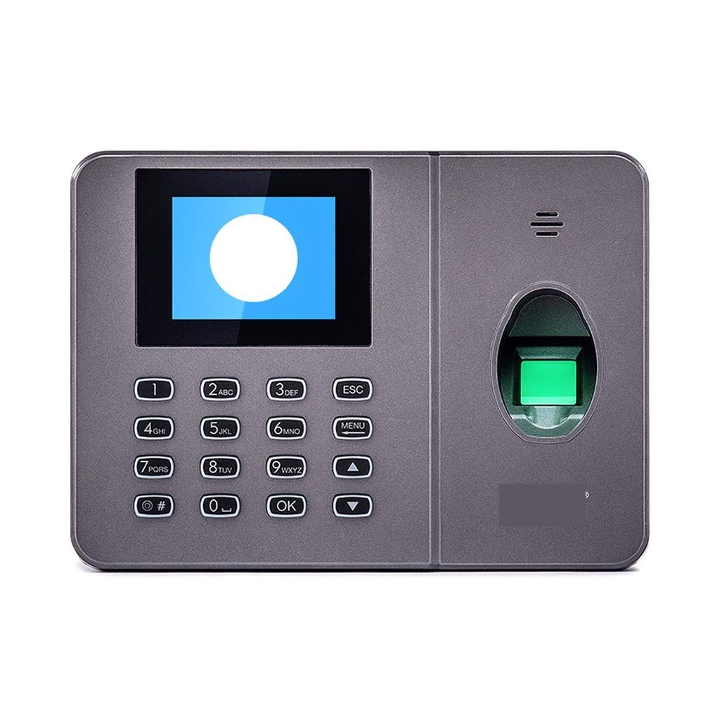 Biometric Fingerprint Time Clock Machine for Employee Attendance - English Export Office Punch Card System for Businesses & Companies | Ideal for Workplace Time Tracking & Staff Management