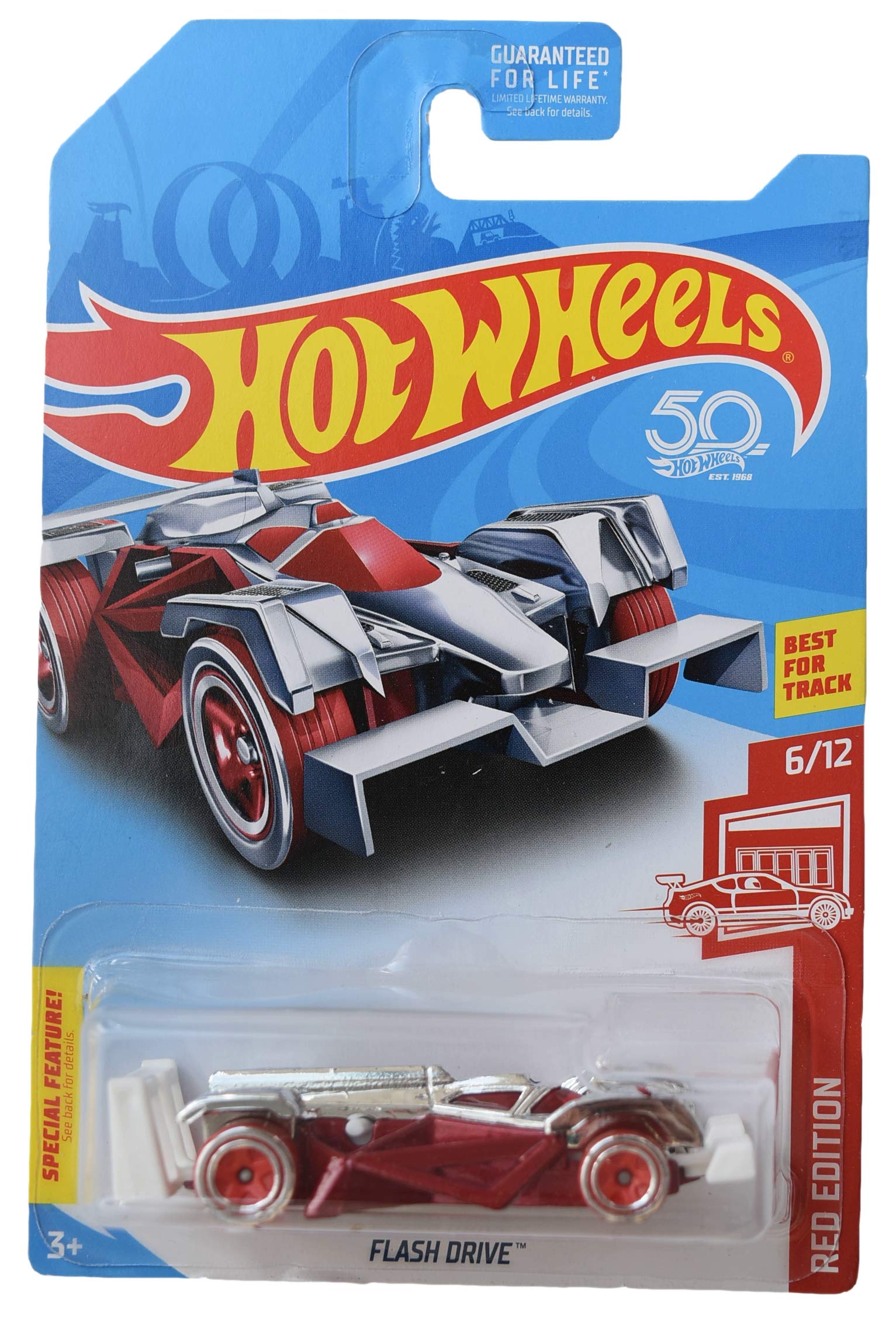 Hot Wheels Red Edition 6/12 USB Flash Drive - High Speed 32GB 64GB 128GB Memory Stick for Kids, Teens & Collectors - Perfect for School, Work, Gaming & Car Enthusiasts