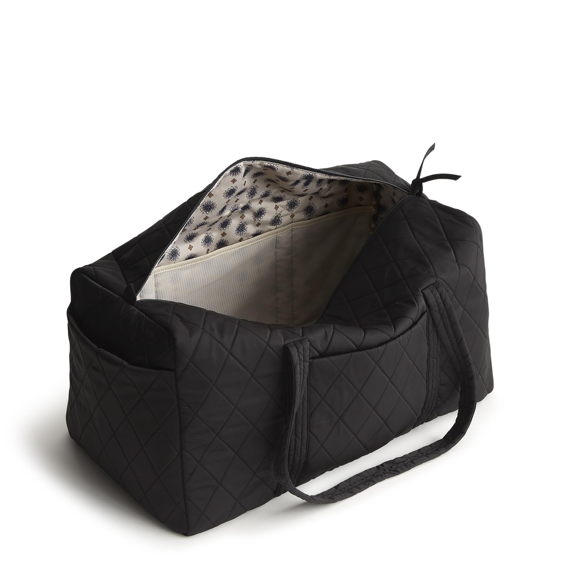 Vera Bradley Women's Large Original Duffel Bag - Lightweight Travel Tote for Gym, Weekend Getaways & Airplane Carry-On | Water-Resistant Performance Twill Fabric