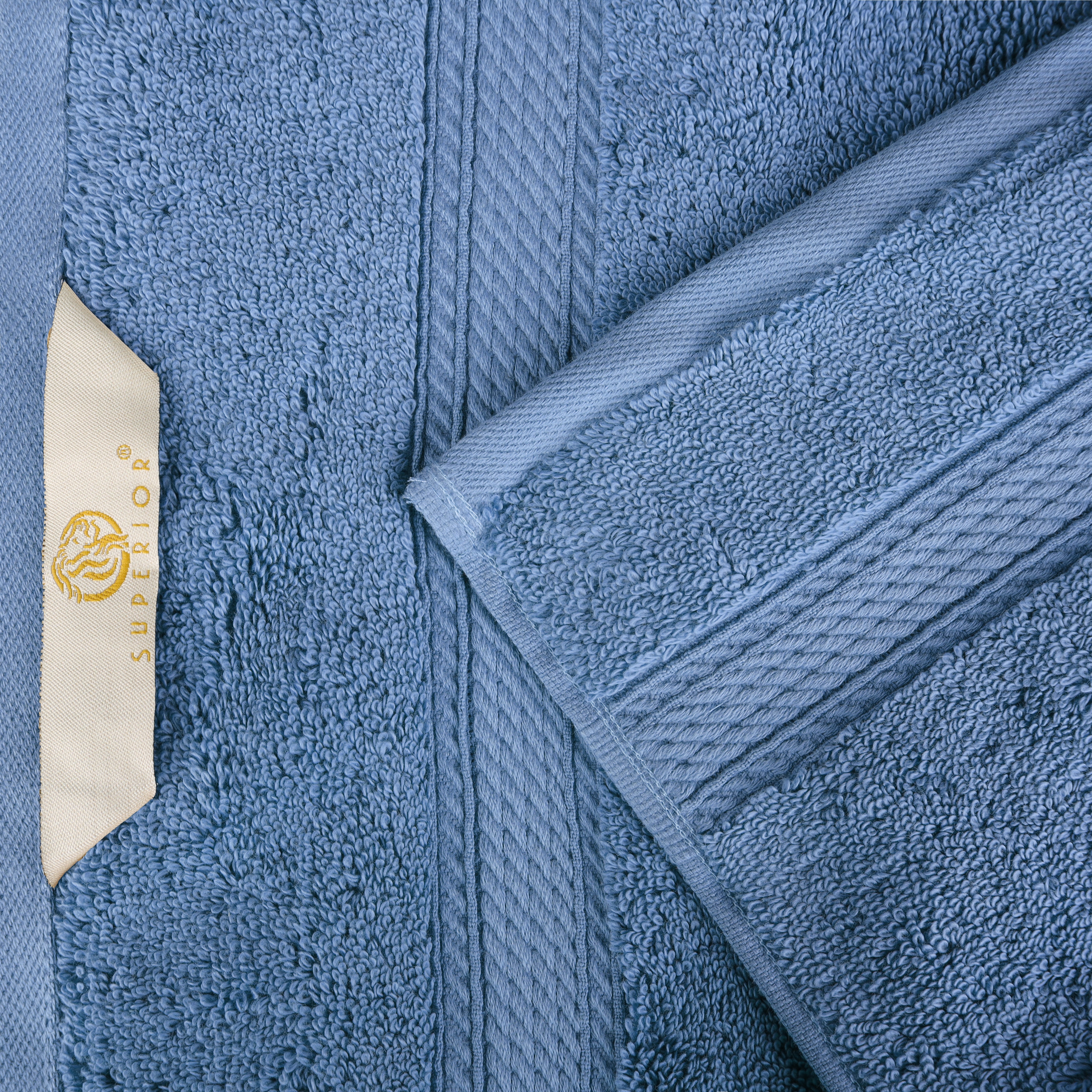 Premium 4-Piece Egyptian Cotton Bath Towel Set - Ultra Soft, Heavyweight & Plush Pile for Spa-Like Luxury at Home | Perfect for Bath, Beach & Guest Use