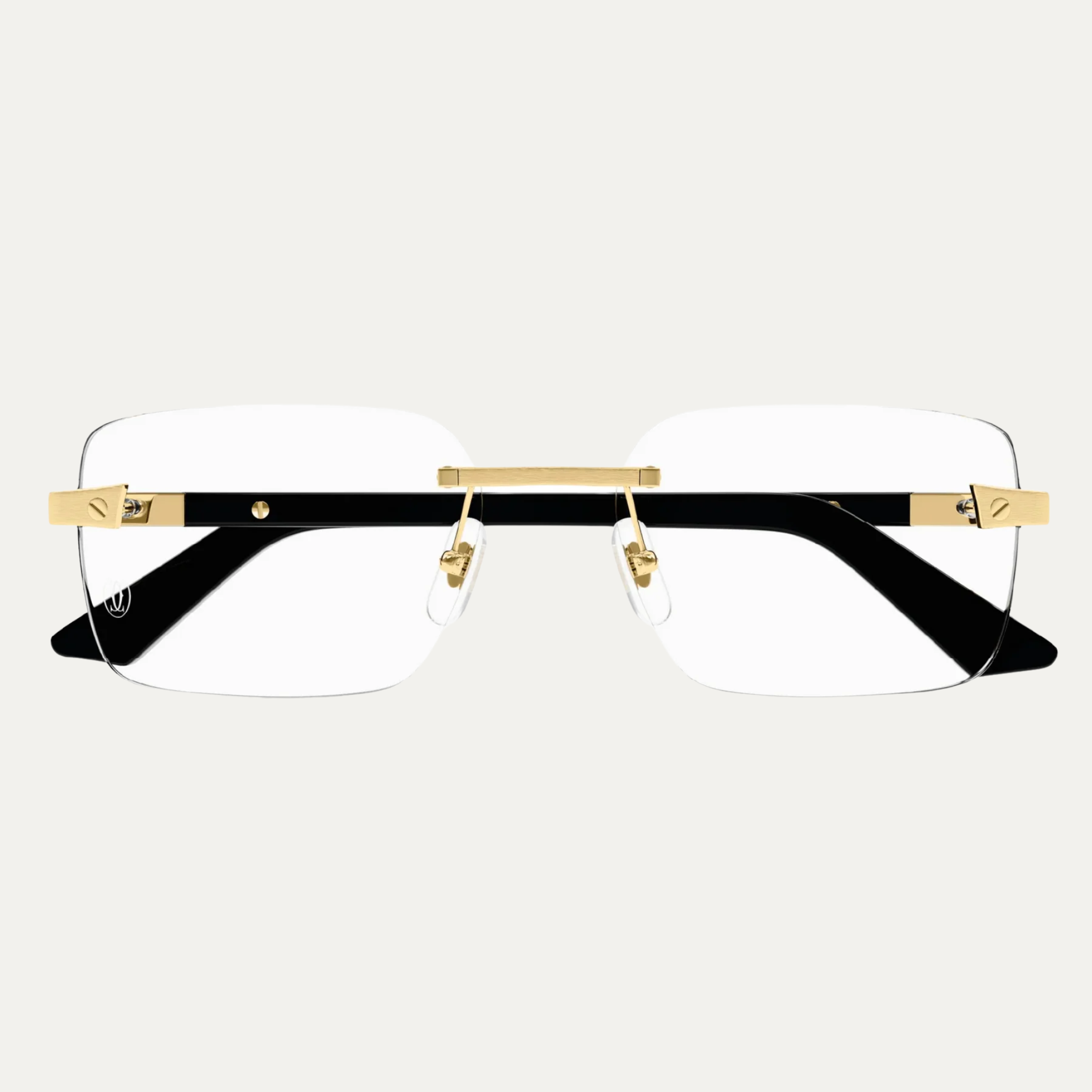 Cartier Exception CT0411O 003 57mm Men's Horn Optical Glasses Frame - Premium Eyewear for Business & Formal Occasions