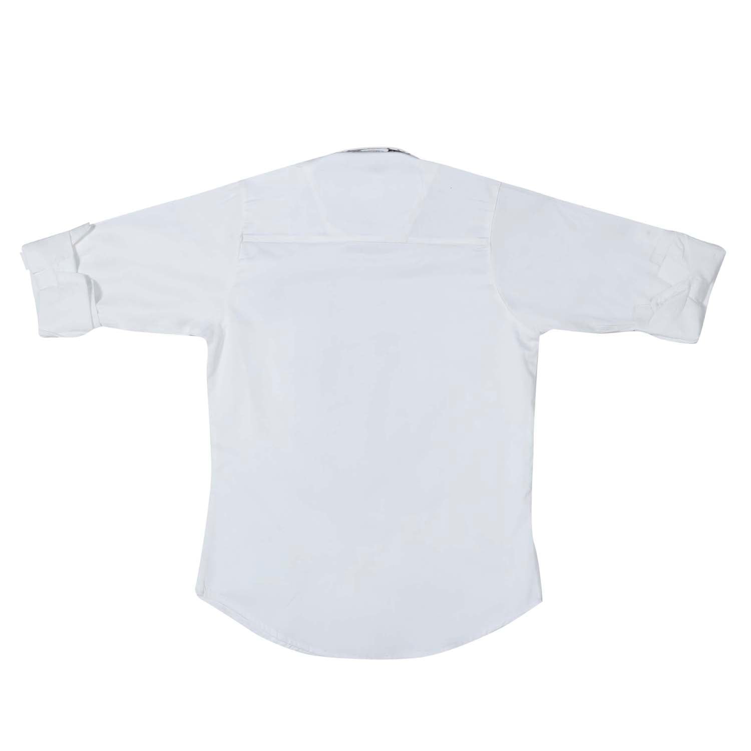 Stylish MashUp Designer White Party Shirt for Men & Women - Perfect for Cocktail Parties, Weddings & Special Events