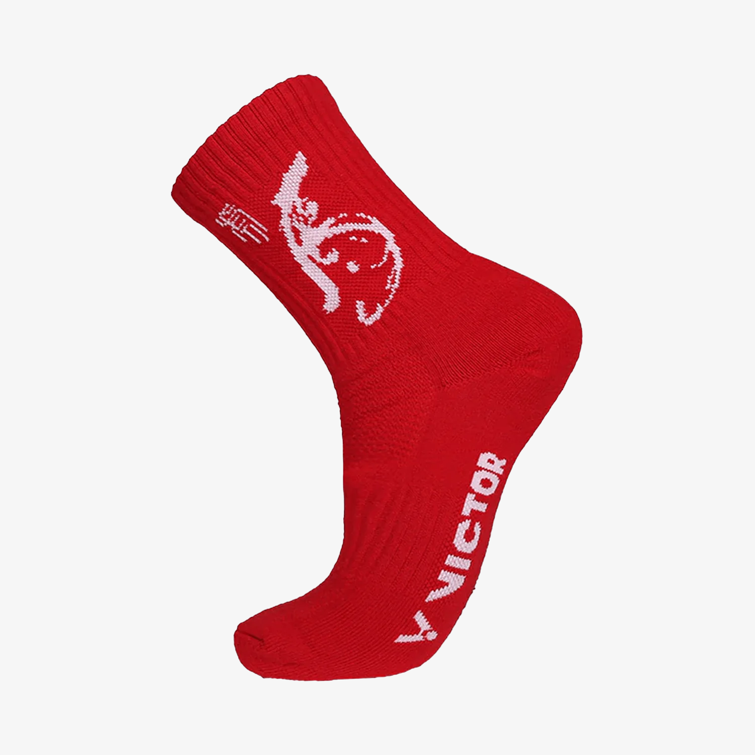 Victor Men's Athletic Running Socks - Breathable Performance Socks for Sports & Workout - Red (SKCNYT101) - Ideal for Running, Gym & Outdoor Activities