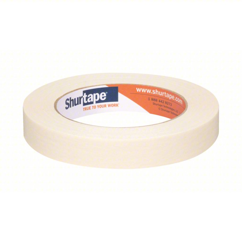Premium White HD Masking Tape - 60 Yards (36 Rolls per Case) - Ideal for Painting, Labeling, Crafts & Home Office Organization