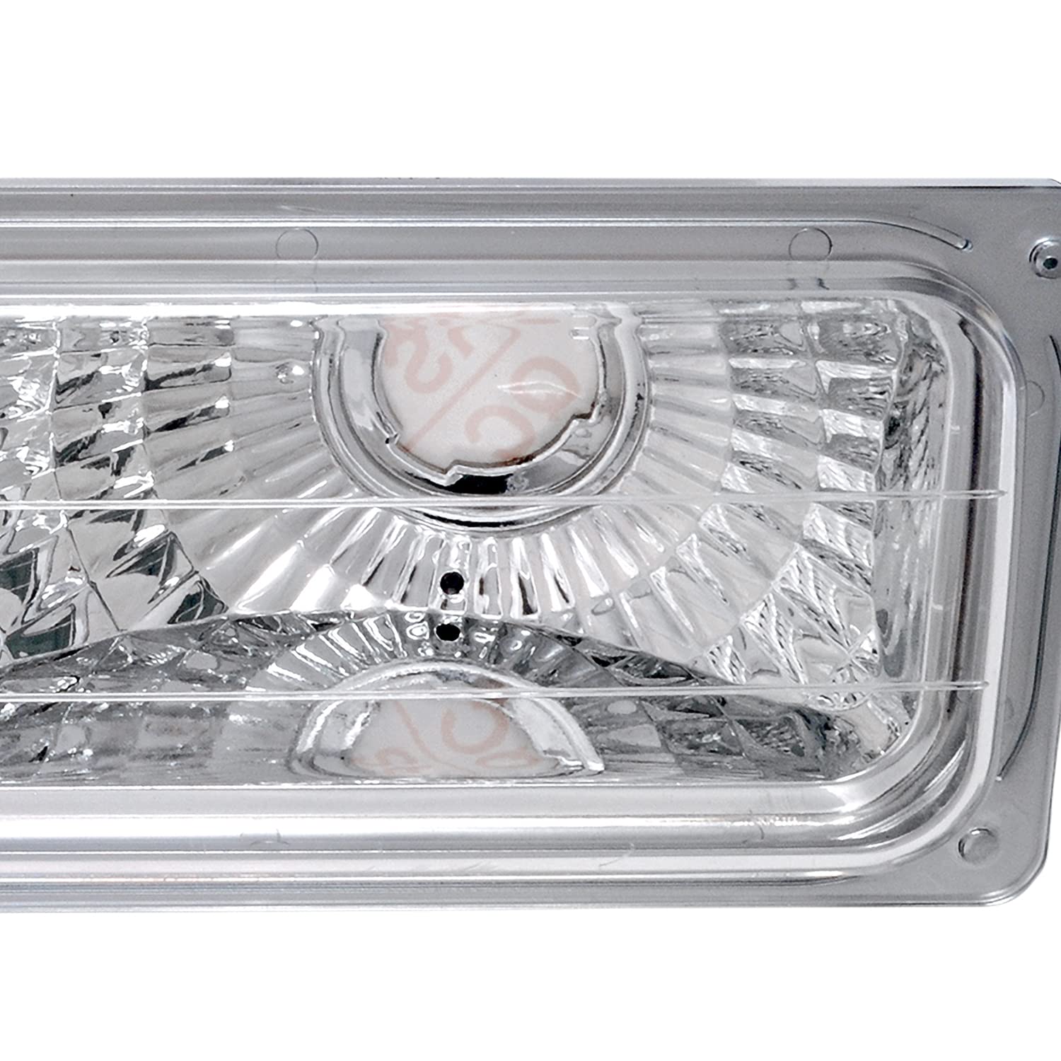 Spec-D Tuning LED Halo Projector Headlights with Bumper & Corner Lights - Compatible with 1994-1998 GMC C/K C10, Sierra, Yukon, Suburban - Left & Right Pair Headlamp Assembly - Upgrade for Night Driving & Off-Road Adventures