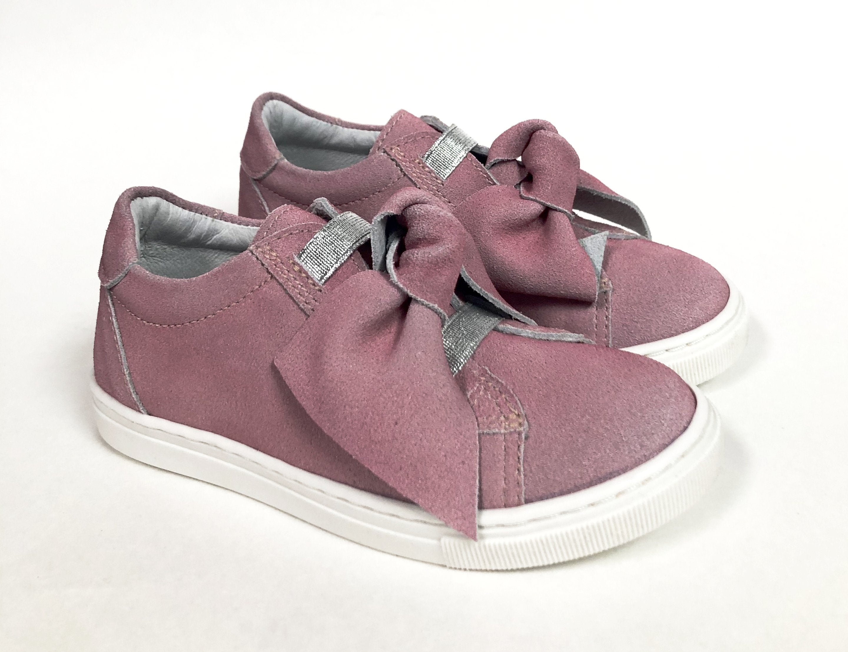 Blublonc Pink Bow Sneakers for Women - Fashionable Comfortable Casual Shoes for Walking, Running, and Everyday Wear