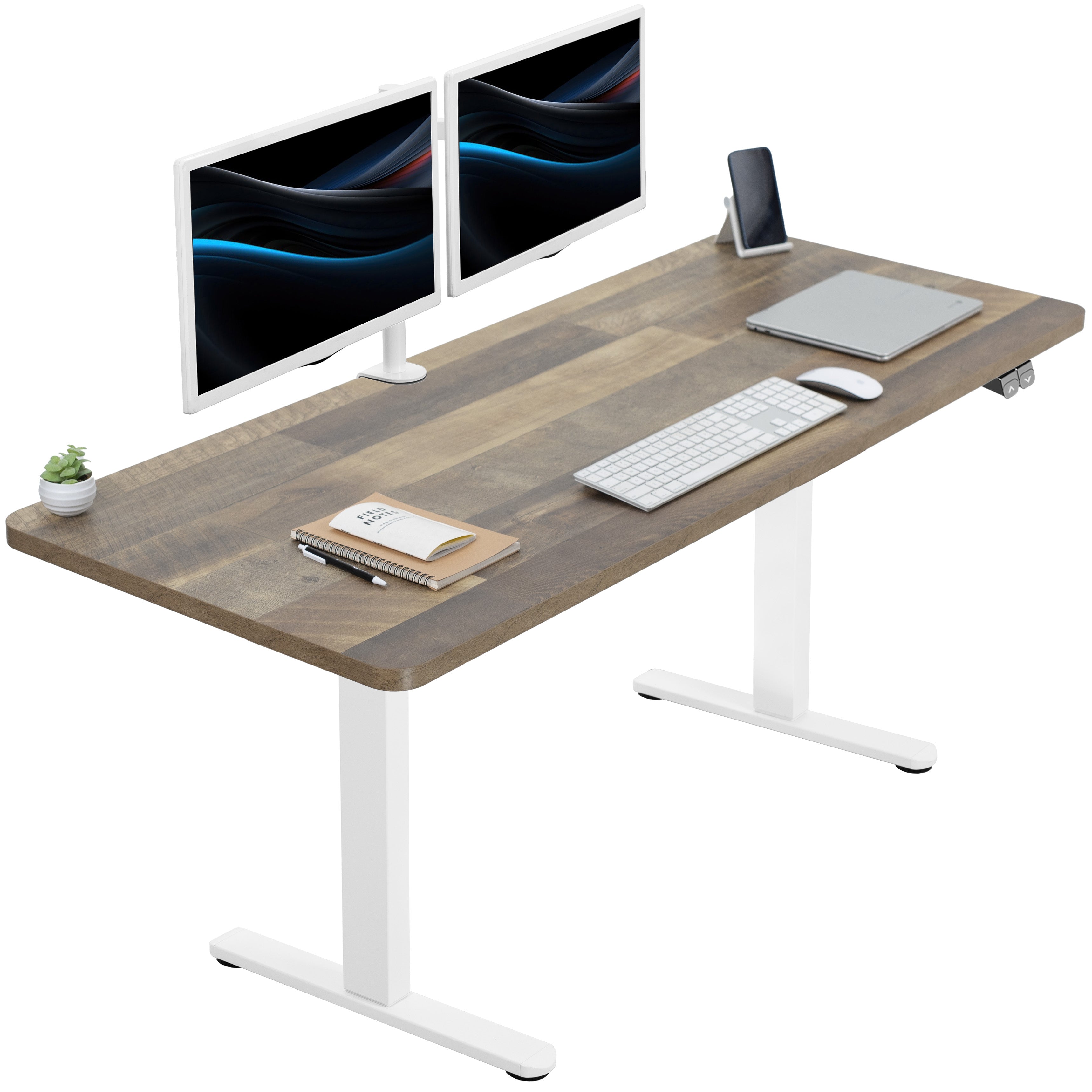 B0 Series 60 x 24 Electric Standing Desk with 2 Button Controller - Adjustable Height Home Office Desk for Work, Study & Gaming