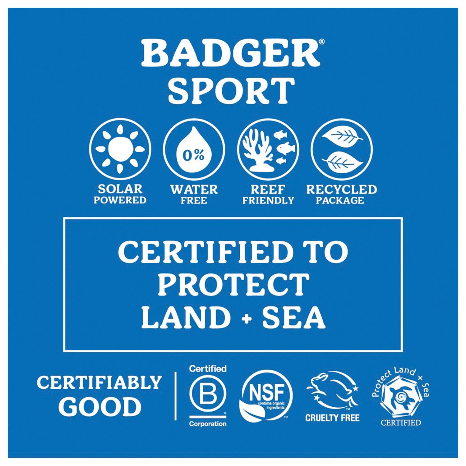 Badger SPF 40 Zinc Oxide Sunscreen 2.9oz - Natural Mineral Sunscreen for Face & Body | Broad Spectrum UVA/UVB Protection, Water Resistant, Reef Safe | Perfect for Beach, Swimming & Outdoor Activities