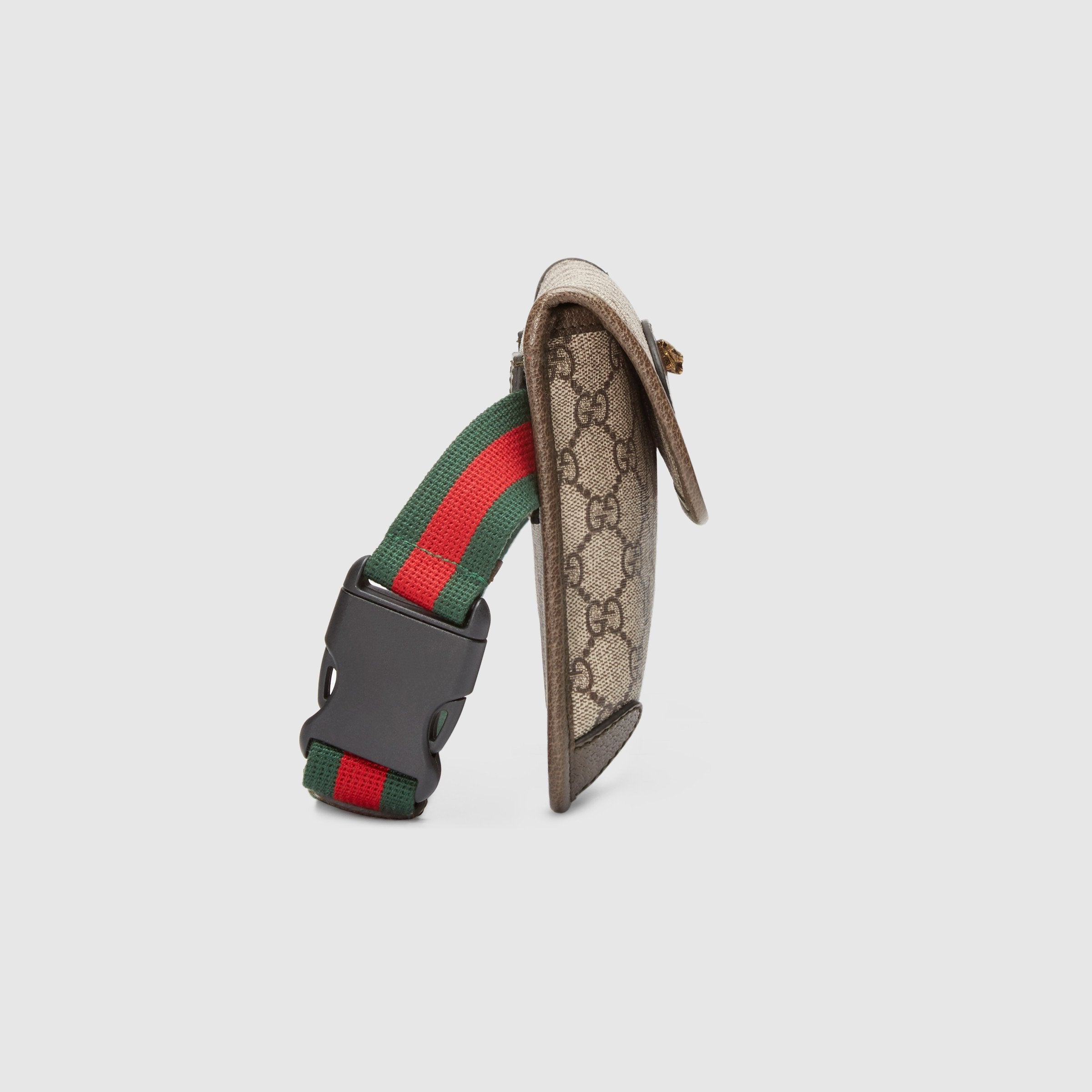 Gucci GG Supreme Belt Bag with Brown Trims - Stylish Crossbody Bag for Women, Perfect for Travel, Shopping & Everyday Use