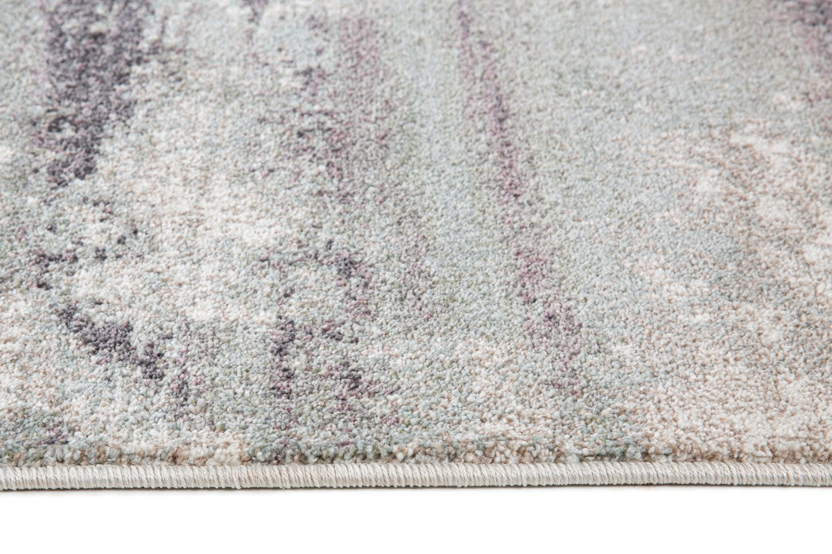 8x11 Area Rug in White & Beige - Soft Modern Living Room Rug for Home Decor, Bedroom, Office