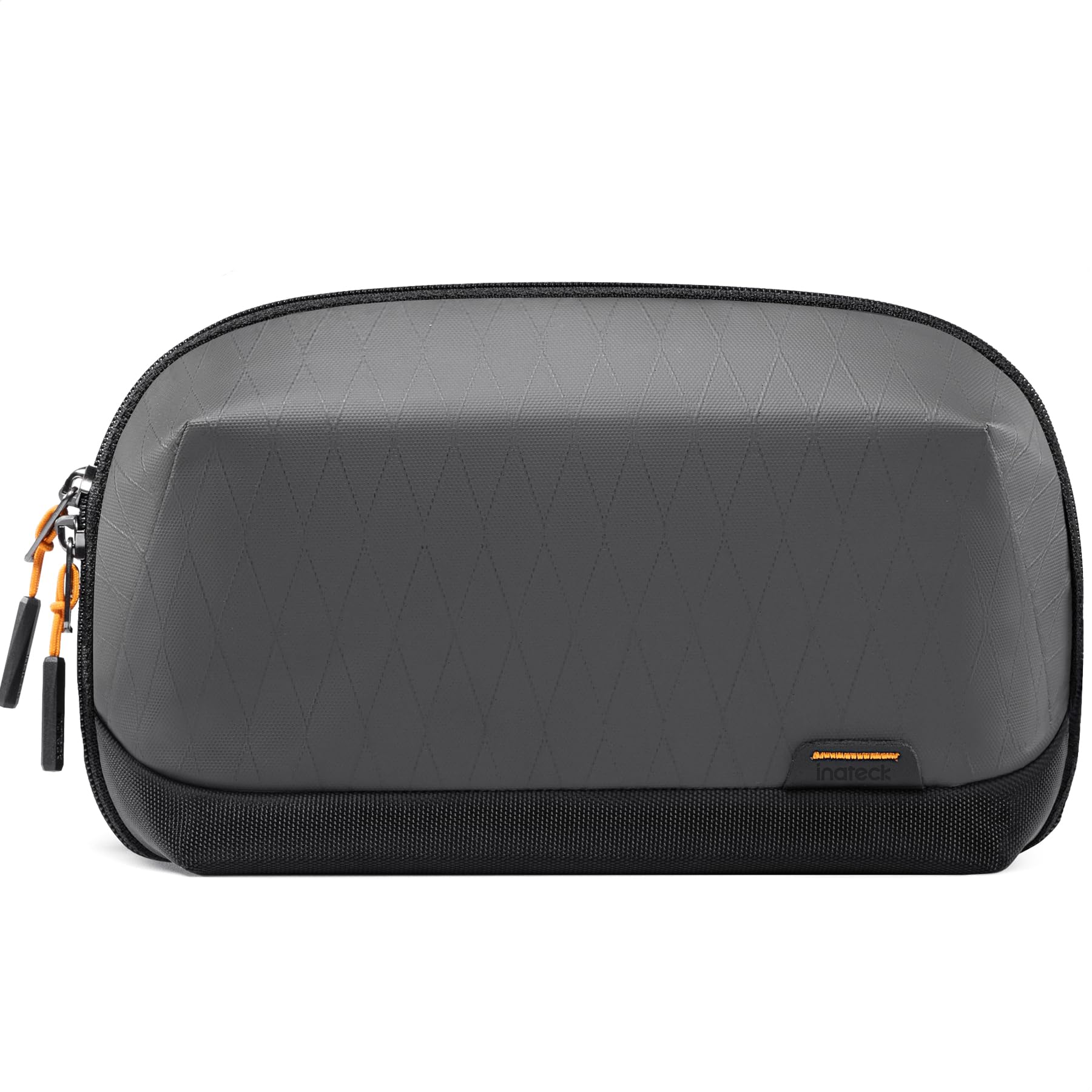Inateck 180° Open Tech Pouch - Splashproof Cable Organizer for Travel & Gadgets Storage