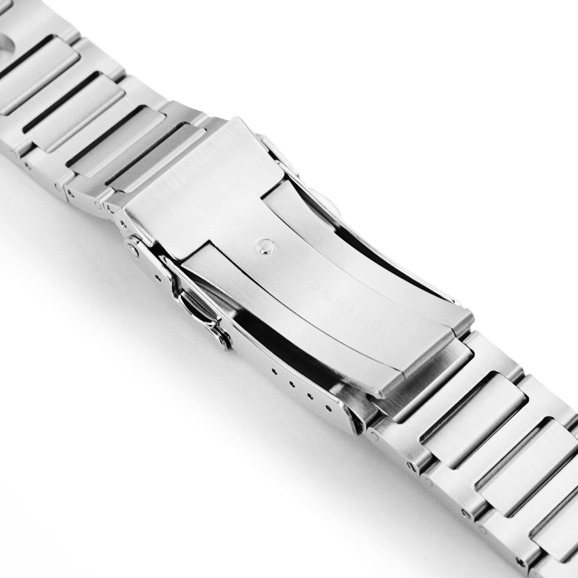 Premium MiLTAT 22mm Quick Release Metal Watch Band - RB Version II with Baton Clasp | Straight End Design for Seiko, Citizen & More | Perfect for Business, Casual & Outdoor Activities
