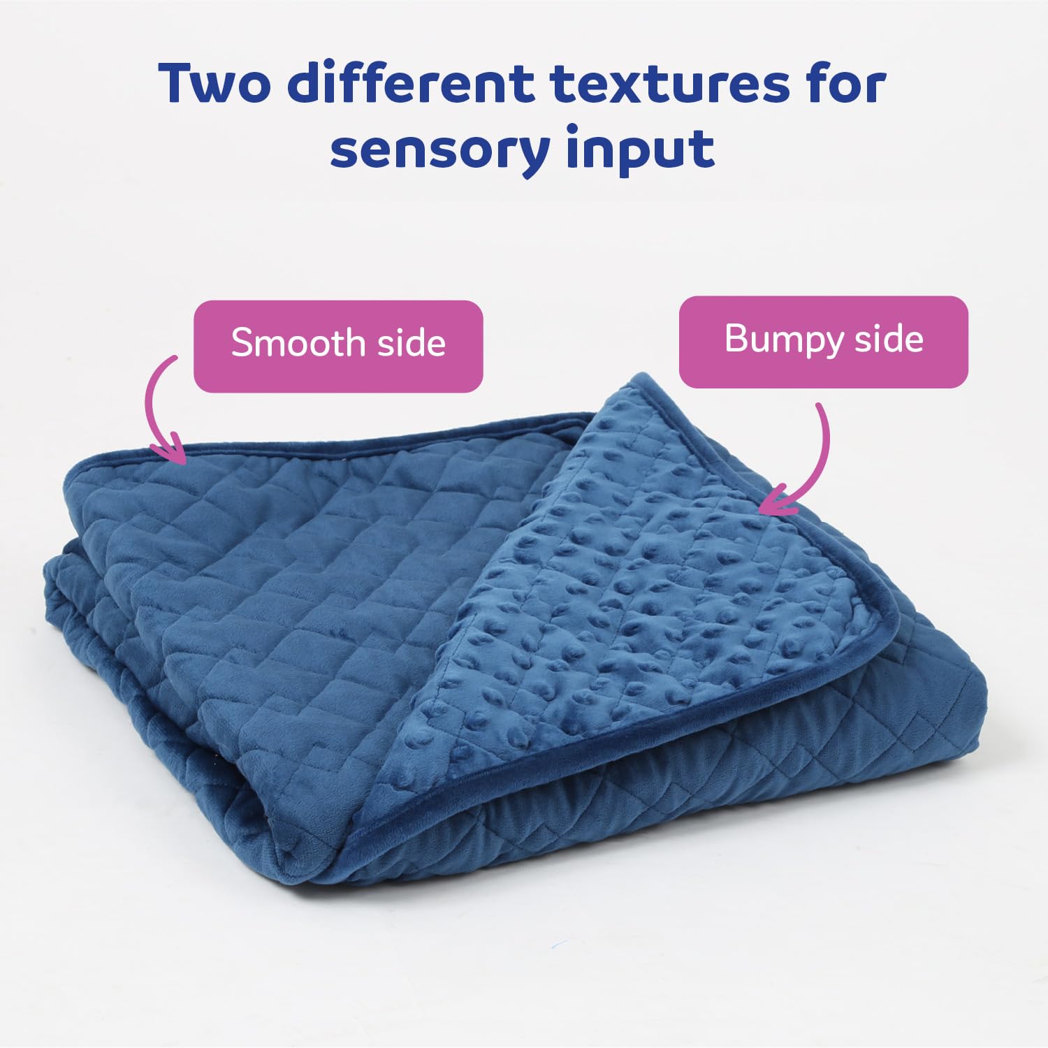 Fun & Functional 5lb Weighted Blanket for Kids Over 50lbs - Soft Minky Sensory Blanket for Anxiety Relief, Autism & ADHD - Perfect for Home, School, Therapy & Travel Comfort