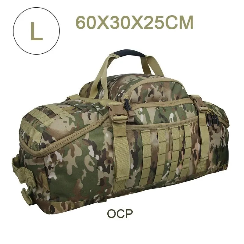 LQARMY 60L 80L Tactical Backpack for Men - Military Molle Hiking Camping Backpack, Waterproof Travel Rucksack for Outdoor Sports, Gym & Climbing - Perfect for Adventure, Hiking & Daily Use