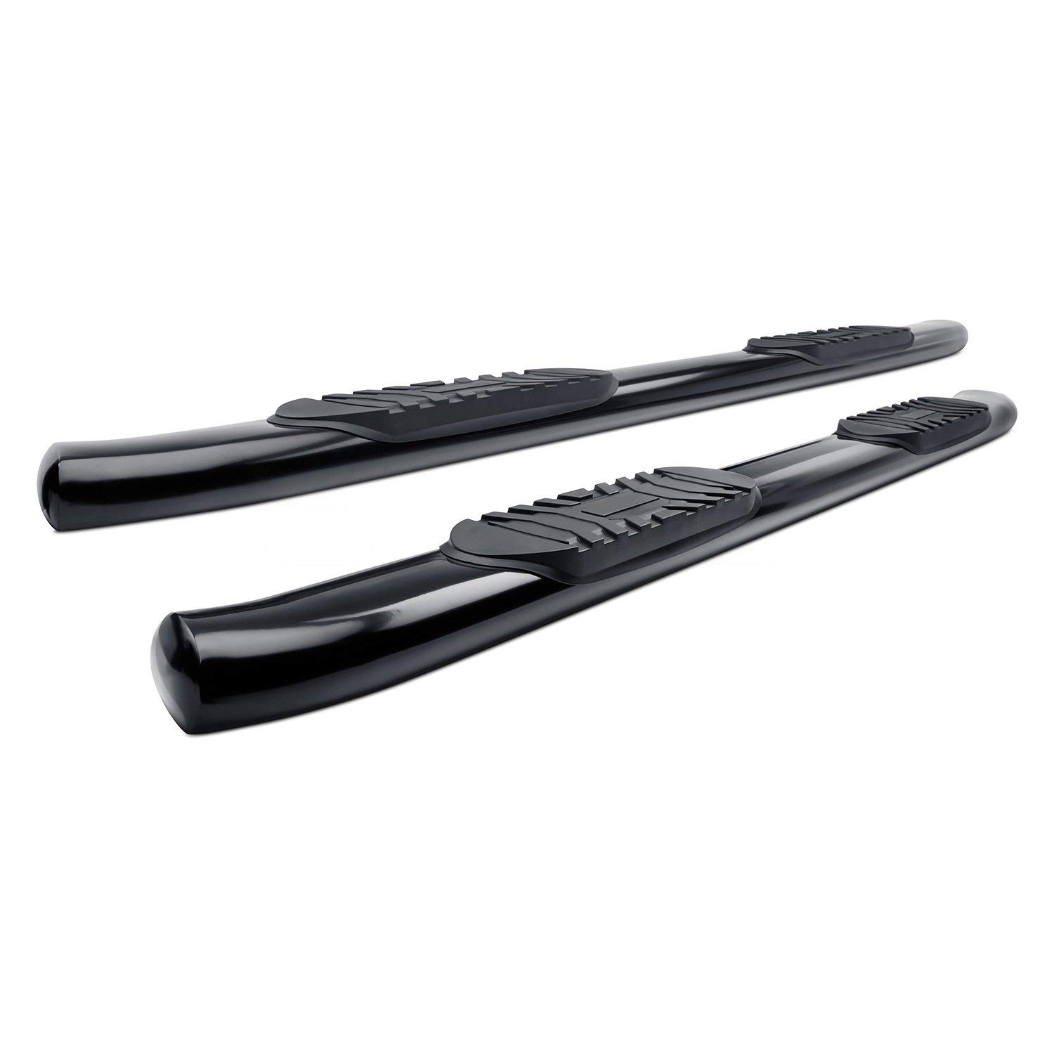 Steelcraft 423309BP 5-Inch Premium Black Oval Side Bars for Trucks & SUVs - Heavy Duty Running Boards for Off-Road & Daily Driving