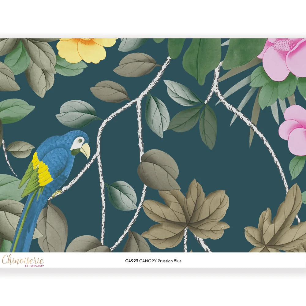 Self-Adhesive Canopy Wall Mural - Easy Peel & Stick Wallpaper for Bedroom, Nursery & Living Room Decor