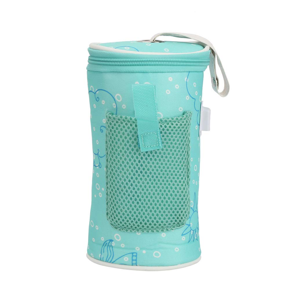 **Portable Baby Bottle Warmer & Insulated Breastmilk Cooler Bag - Perfect for Nursing Moms, Daycare, Travel, and On-the-Go Outings**