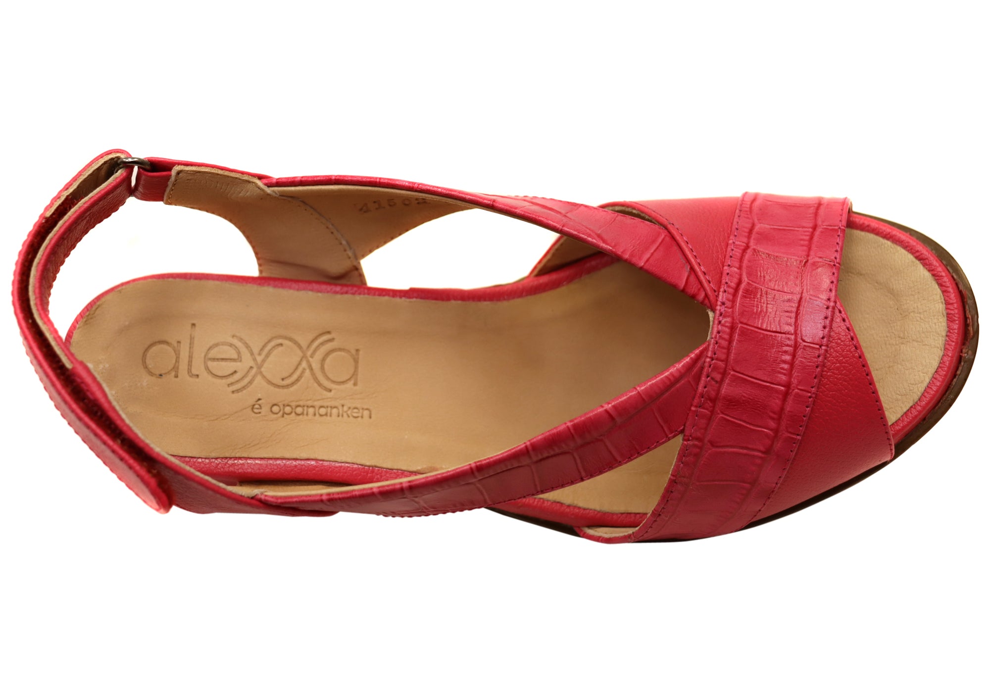 Opananken Raquel Women's Comfortable Leather Mid Heel Sandals - Stylish & Supportive for Work, Party & Summer Outings