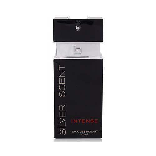 Jacques Bogart Paris Silver Scent Intense 100ml Eau de Toilette for Men - Fresh Woody Fragrance for Day & Night Wear, Office & Special Occasions