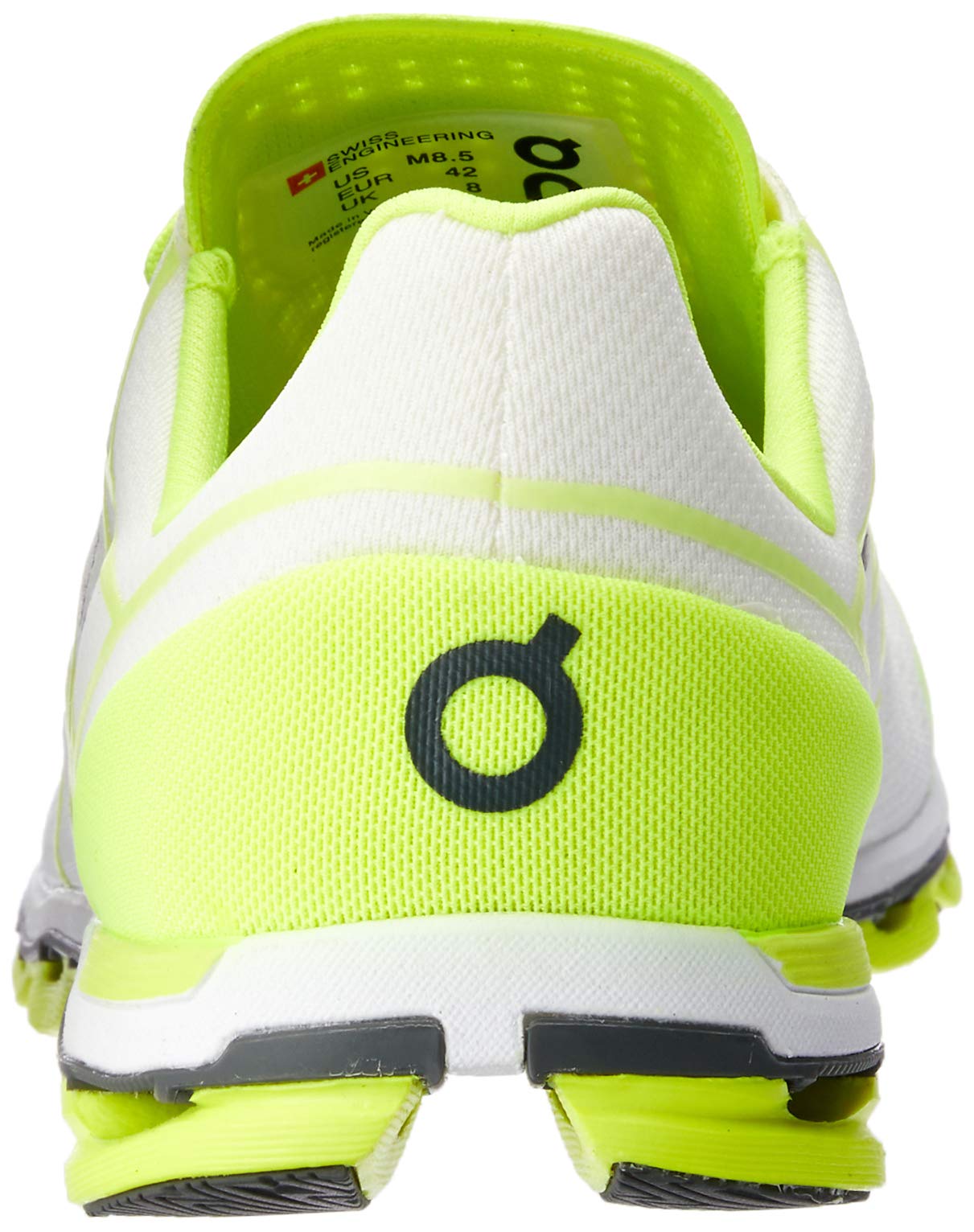 Men's On Cloudflash Running Shoes - Neon/White - Lightweight & Breathable for Road Running, Training & Gym Workouts