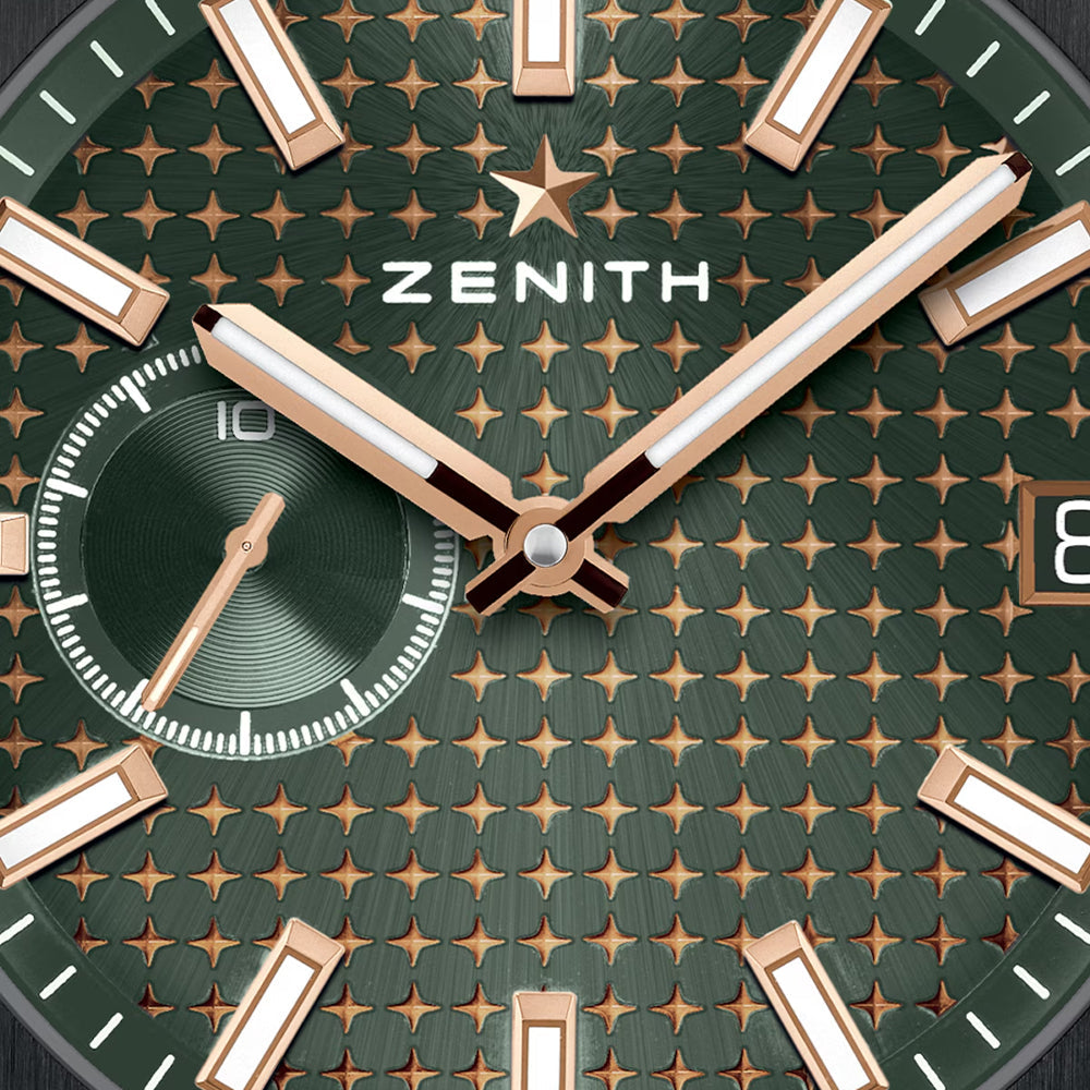 Defy Skyline Americas Limited Edition 41mm Watch - Green Dial Automatic Men's Luxury Timepiece for Business, Travel & Special Occasions