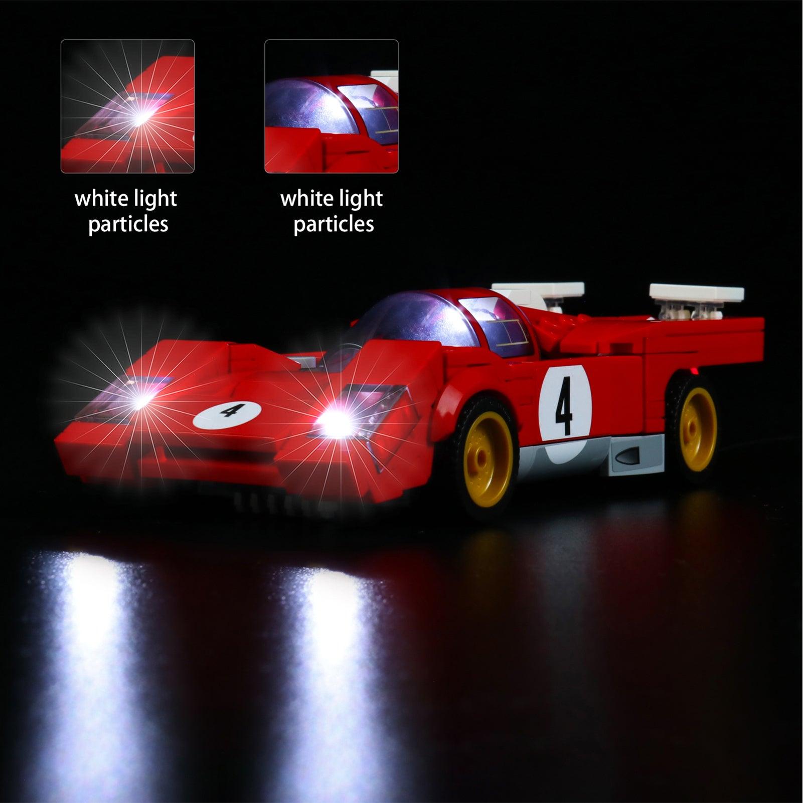 LEGO Speed Champions 512M Ferrari 7690 Light Kit - LED Lighting Set for Building Blocks - Perfect for Display & Nighttime Play