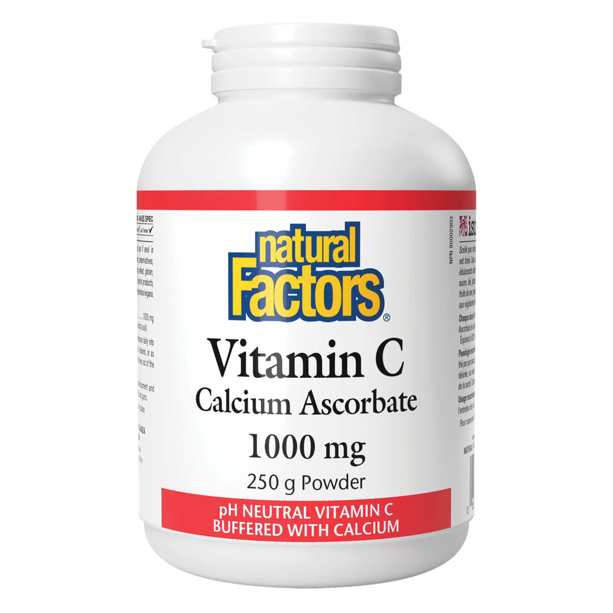 Best Calcium Ascorbate Powder - Vitamin C Supplement for Immune Support & Bone Health - Pure Buffered Vitamin C Powder for Smoothies, Baking & Daily Wellness