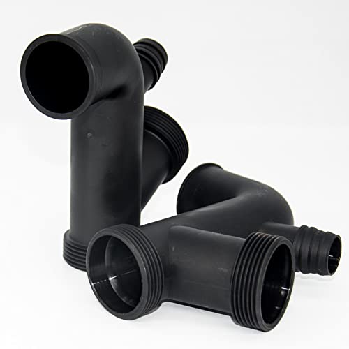 VALINK 3-Way Kitchen Sink Drain Pipe - Heavy Duty Garbage Disposal Connector with Water Elbow for Efficient Drainage | Perfect for Under Sink Plumbing, Dishwasher Hookups & Multi-Faucet Installations