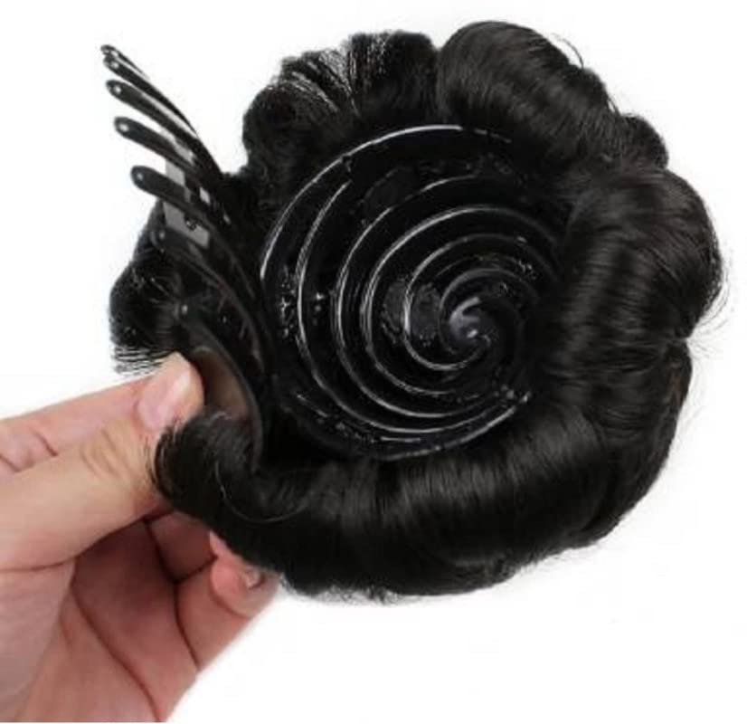 GAURI UMA Women's Black Hair Juda - Stylish Hair Accessory for Women | Perfect for Parties, Weddings & Everyday Fashion
