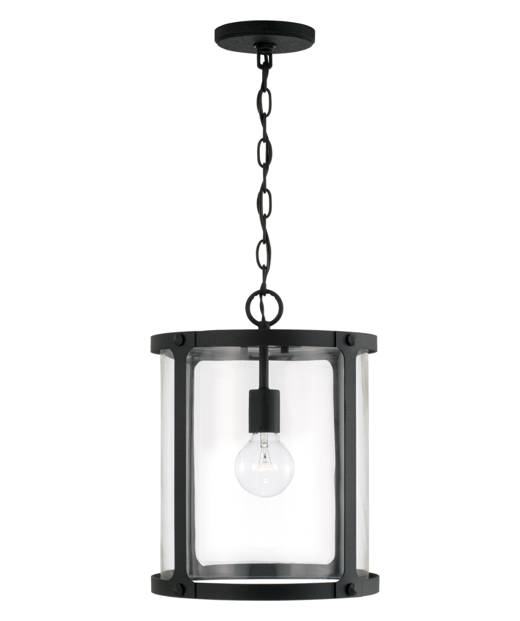 Hagen 1 Light Pendant - Modern Single Bulb Hanging Light Fixture for Kitchen Island, Dining Room & Bedroom Lighting