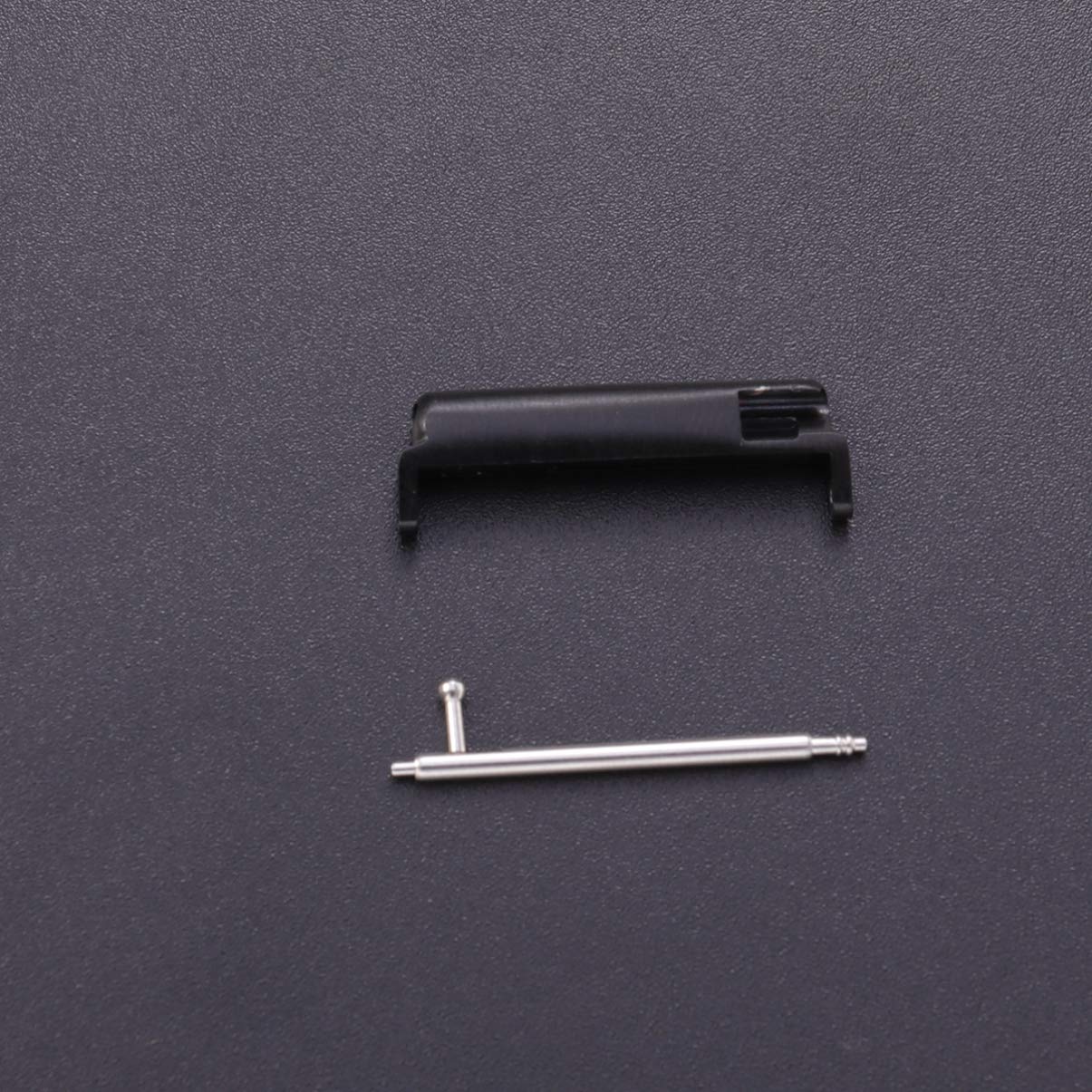 UKCOCO 1-Piece Watch Adapter - Universal Watch Band Connector & Repair Tool (Black) - Compatible with Apple Watch, Samsung Galaxy & More Smartwatches - Perfect for DIY Watch Band Replacement & Repair