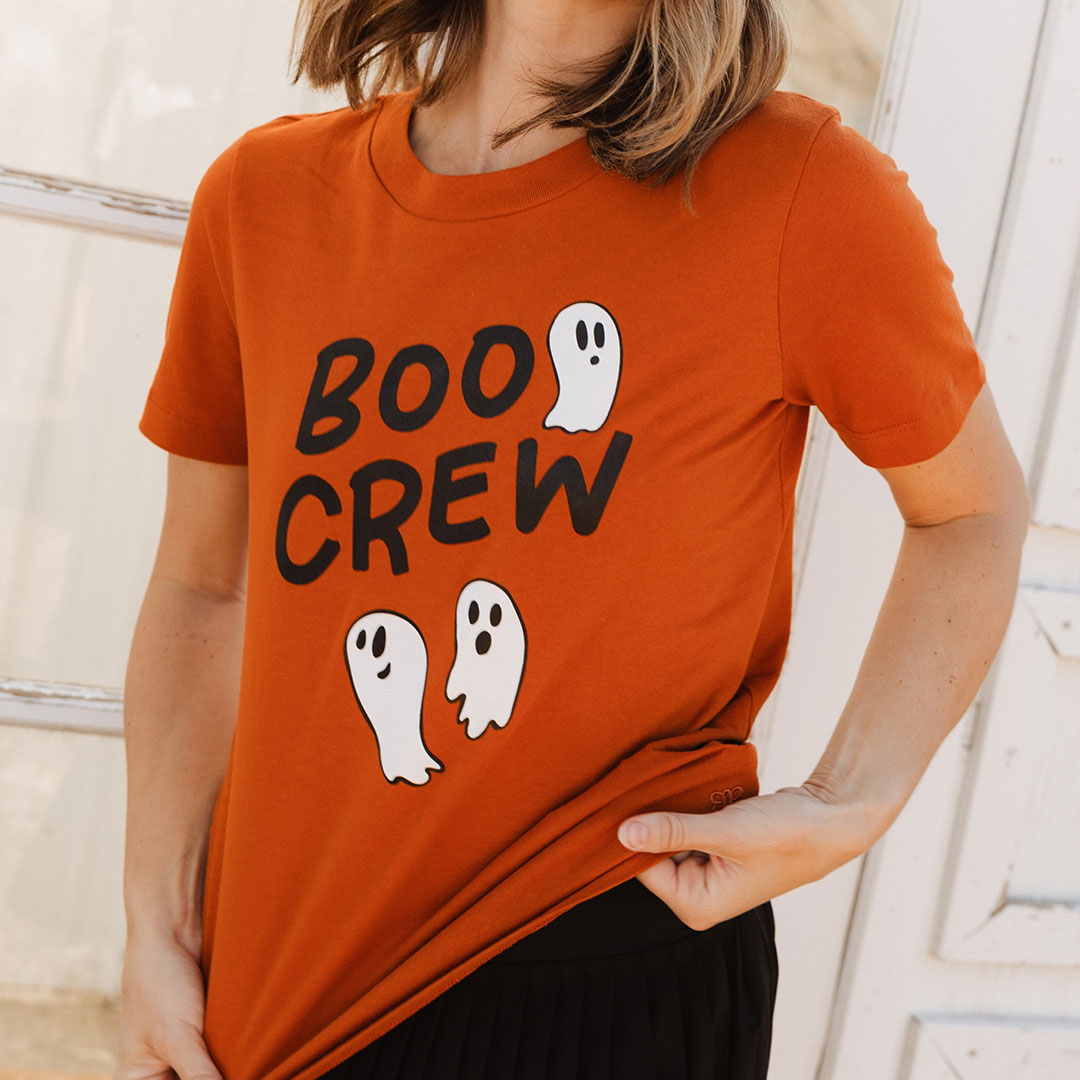 Burnt Orange Boyfriend Tee - Soft Oversized Women's T-Shirt | Casual Comfort Wear for Everyday, Lounge & Street Style