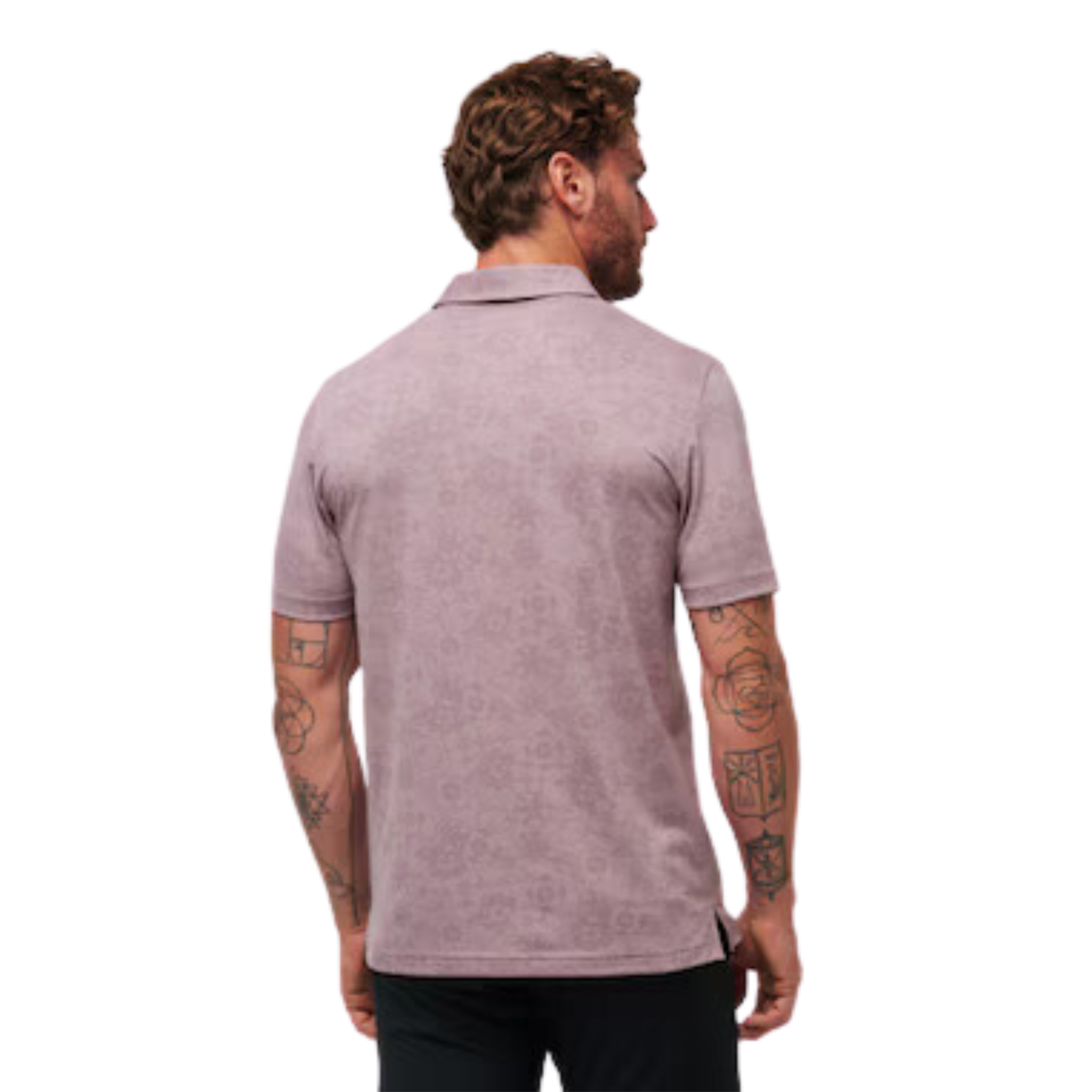 Travis Mathew Men's New Destination Performance Polo Shirt - Medium - Moisture Wicking & Breathable for Golf, Tennis & Casual Wear