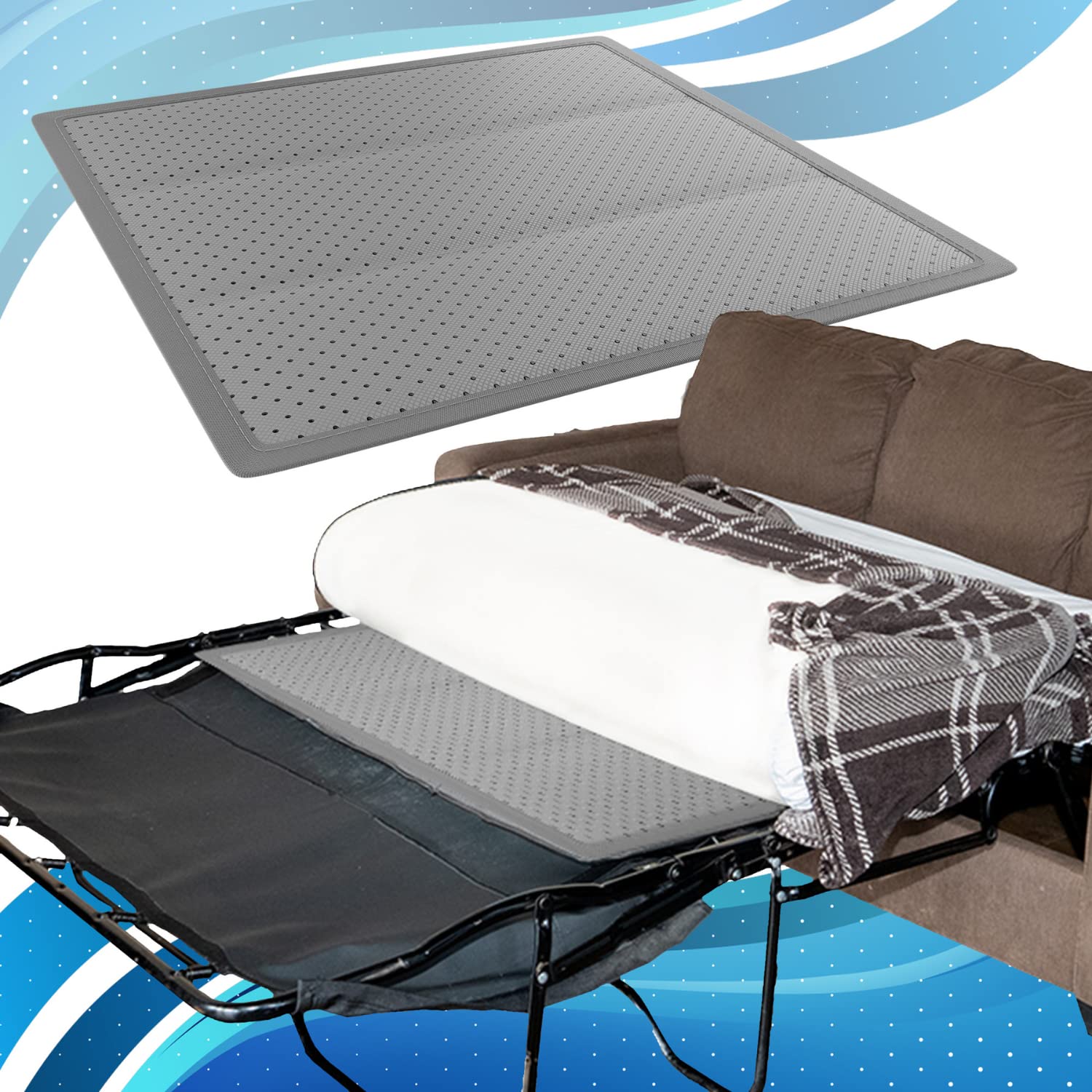 Meliusly Chair & Sofa Bed Support Board Bundle - 17x22'' Chair Cushion Support & 48x48'' Sleeper Sofa Support - 20% Off - Perfect for Home, Office & Guest Room Comfort
