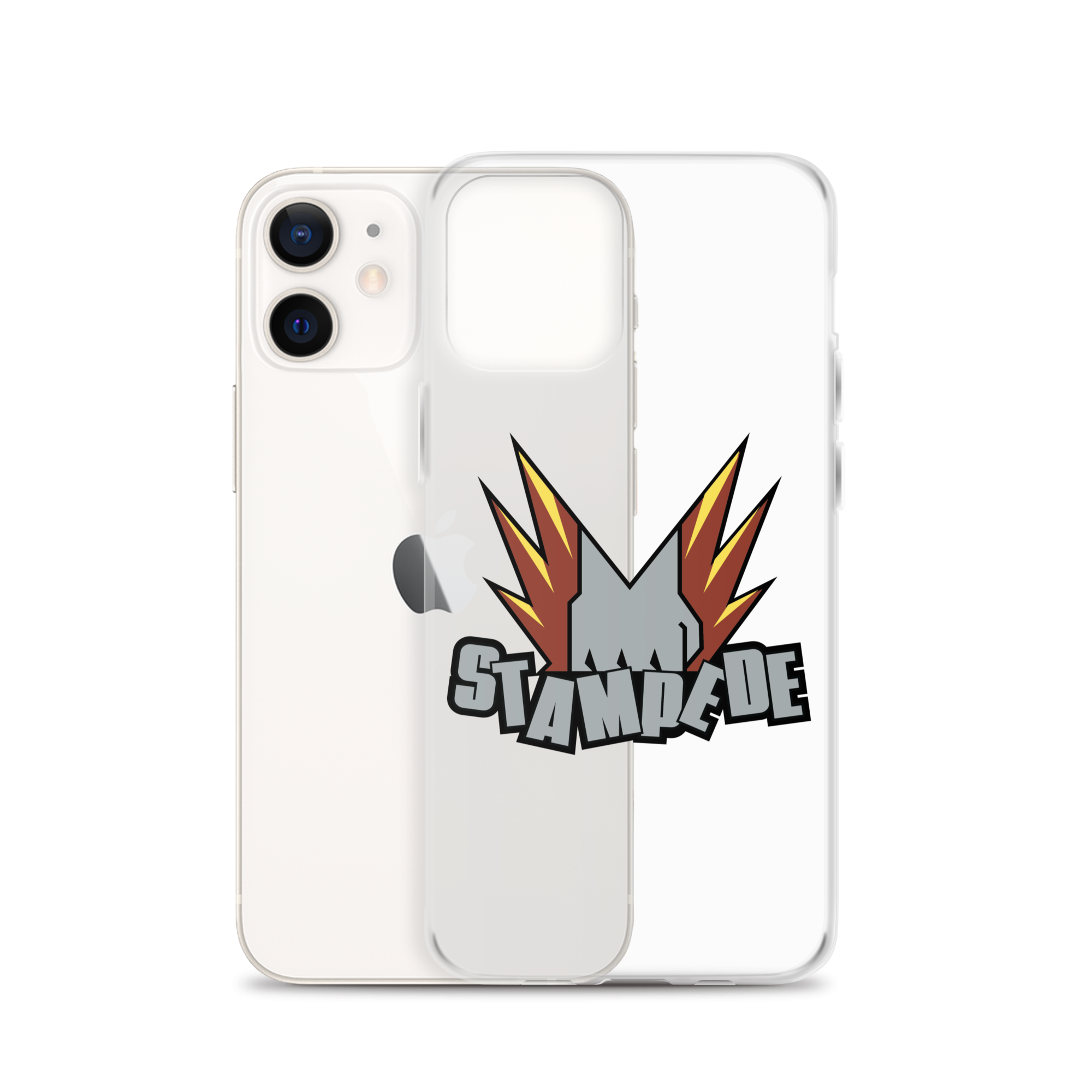 Zoo Jitsu Fighters Stampede iPhone Clear Case - Durable Protective Cover for iPhone 11/12/13/14/15 Pro Max - Slim Shockproof Phone Case for Everyday Use, Travel & Outdoor Activities