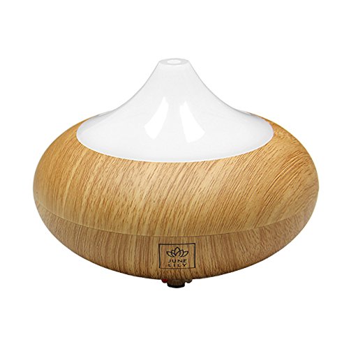 Premium Ultrasonic Aromatherapy Essential Oil Diffuser with Wood Grain Design - Perfect for Home, Office, Yoga & Spa Relaxation