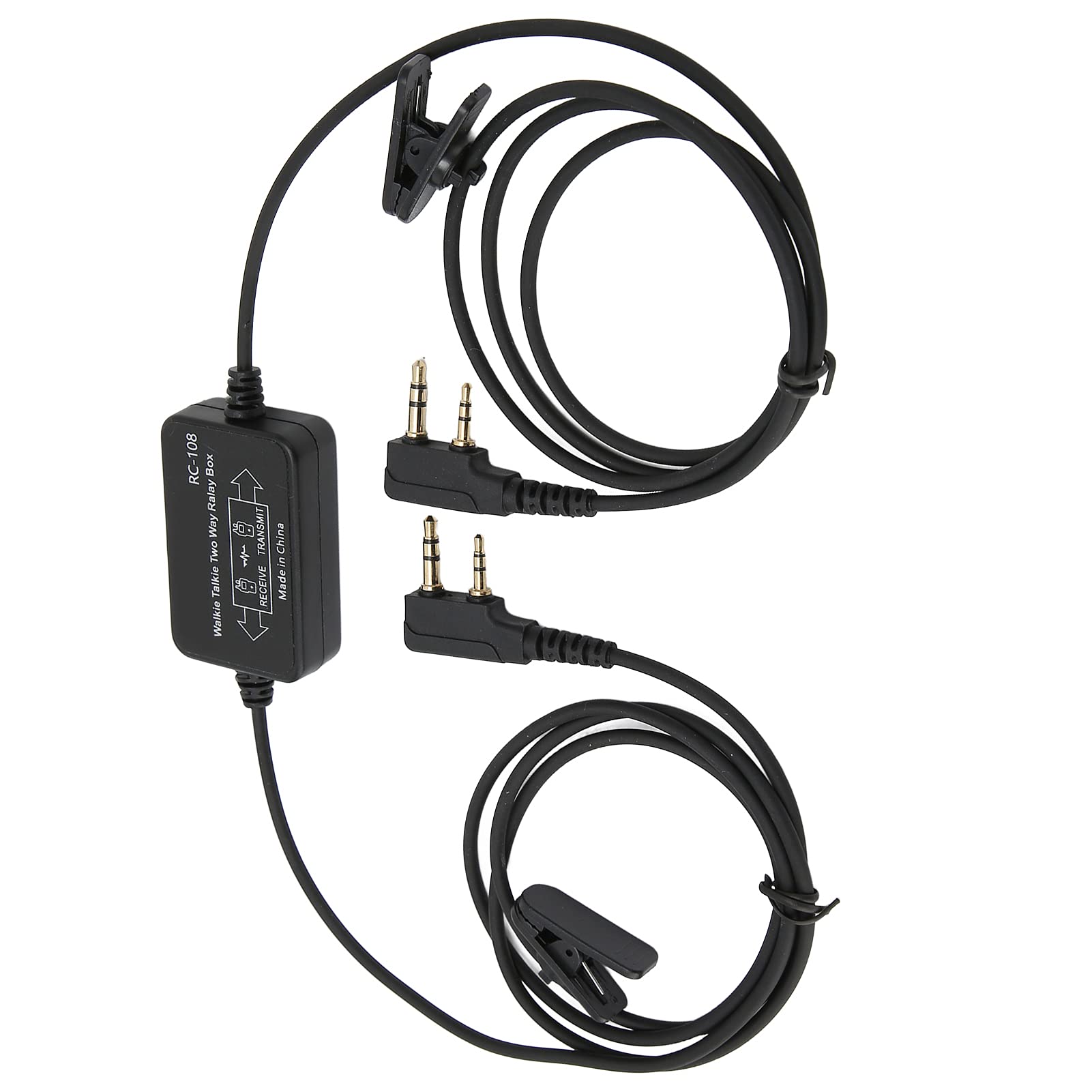 RC-108 Relay Box - Two-Way Radio Repeater for Handheld Walkie Talkies | Portable Intercom System for Clear Communication in Outdoor, Construction & Security Scenes