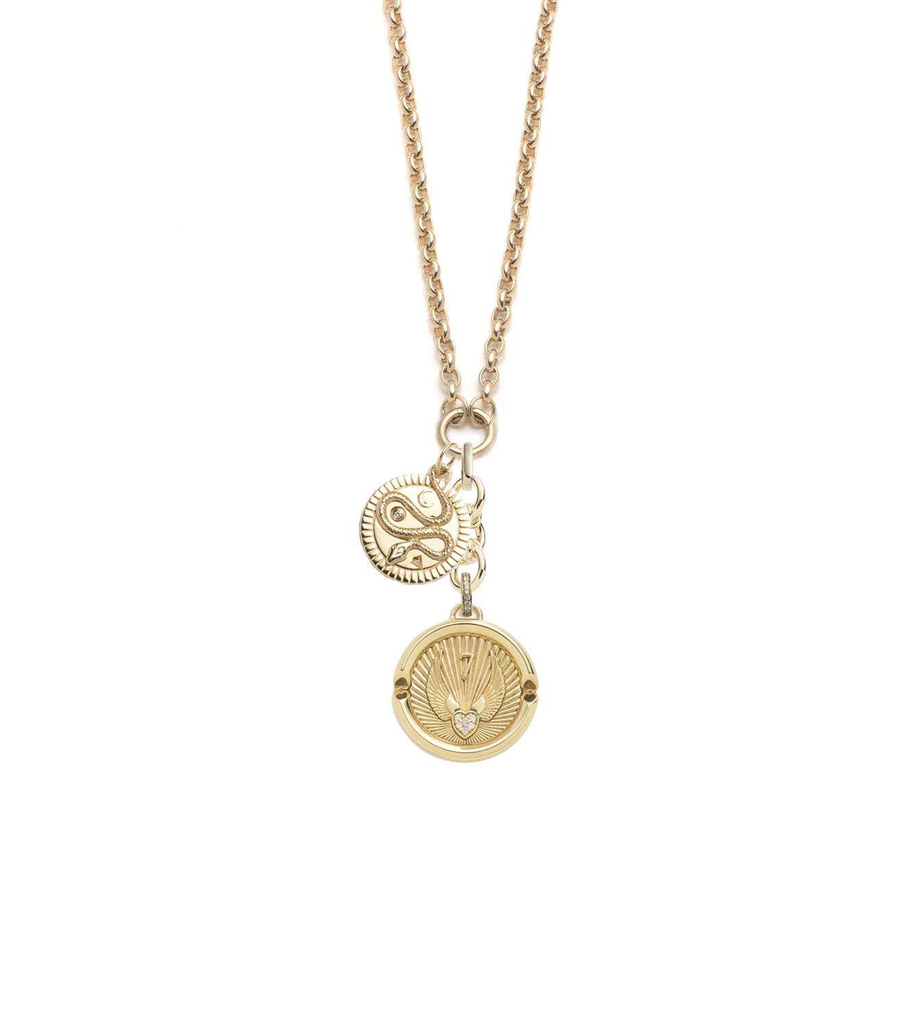 Beloved with Wings We Fly & Wholeness: Heavy Belcher Open Chain with Medium Knot Extension Necklace - Perfect for Boho Fashion, Layered Looks & Meaningful Gifts