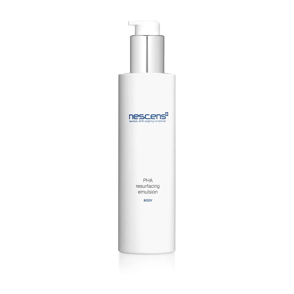 PHA Resurfacing Emulsion for Face & Body - Gentle Exfoliating Moisturizer for Smooth Skin | Perfect for Daily Skincare Routine & Post-Workout Hydration