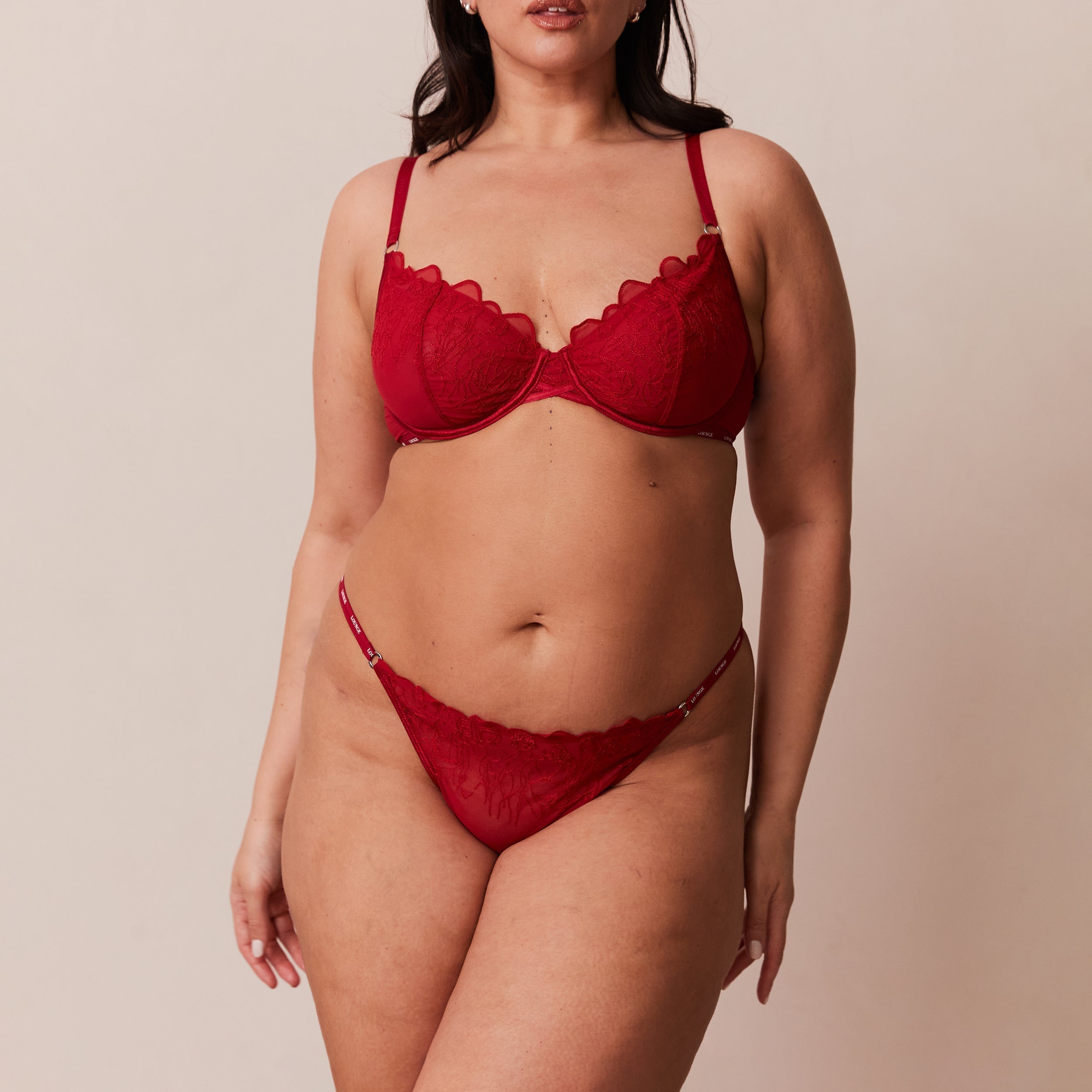 Maroon Balcony Bra - Comfortable Lace Underwire Bra for Women | Perfect for Everyday Wear & Lounge