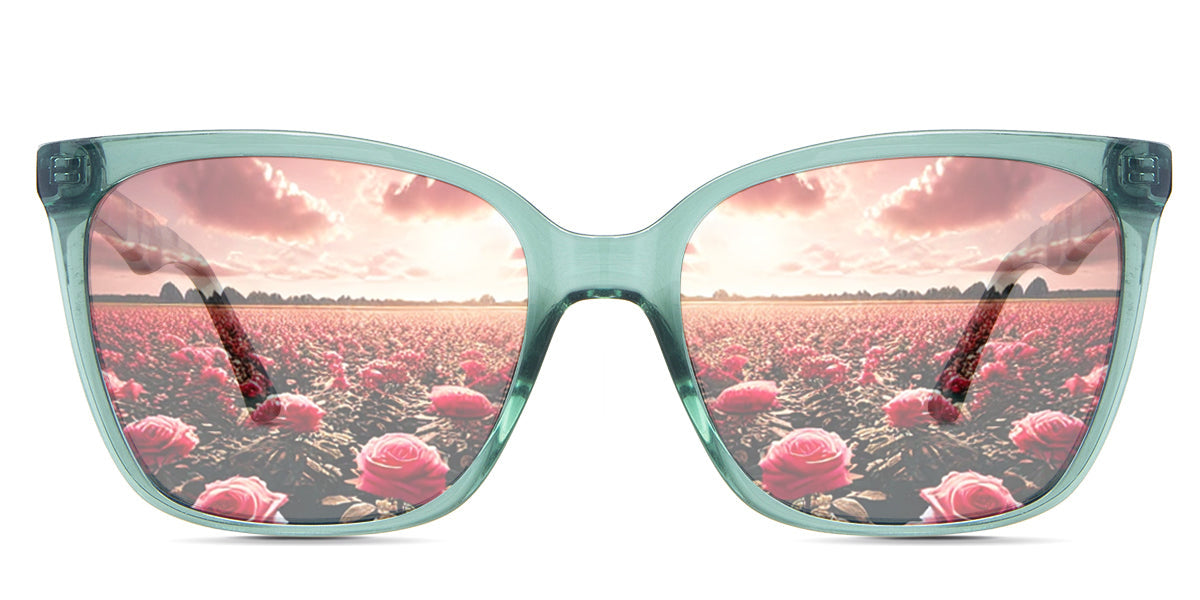 Elona Women's Prescription Tinted Glasses - Stylish & UV Protection for Reading, Driving & Outdoor Activities