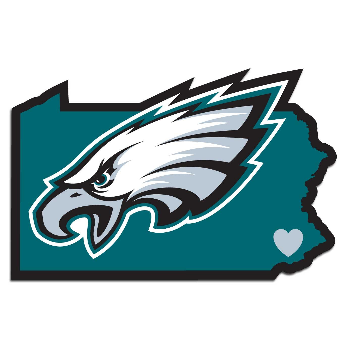 Siskiyou NFL Unisex Home State Decal - Premium Vinyl Sticker for Cars, Laptops & Water Bottles - Show Your Team Pride Anywhere!