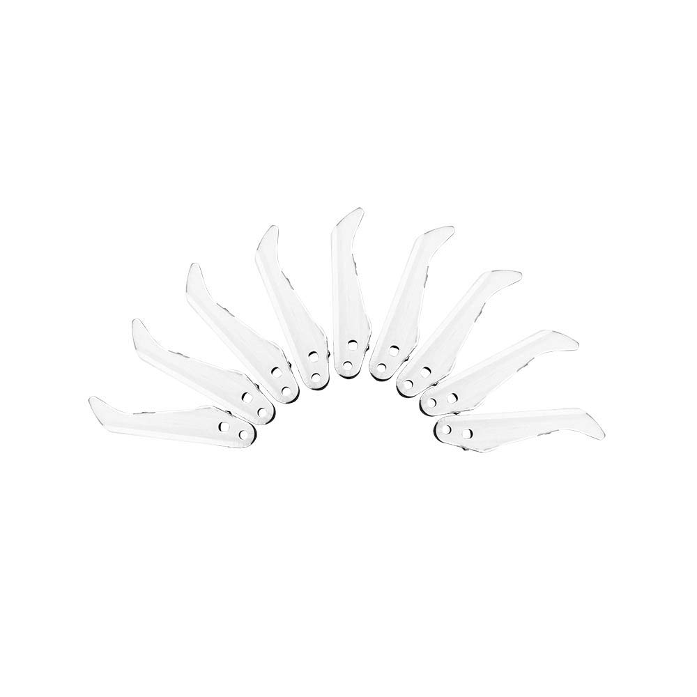 Spitfire 100125 3-Blade Replacement Blades (9 Pack) - Multi-Purpose Razor Blades for Shaving, Crafting & DIY Projects - One Size Fits Most (NAP-60-235) - Perfect for Home, Salon & Professional Use