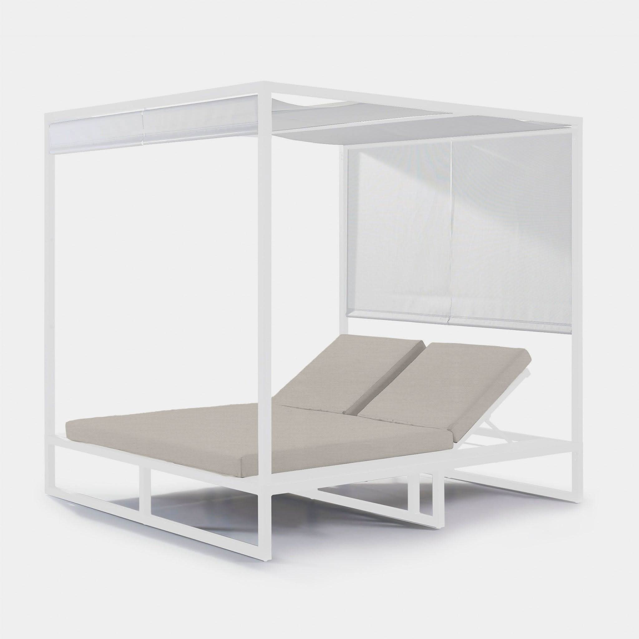 Hayman Aluminum Curtain Cabana - Lightweight Outdoor Sunshade for Patio, Poolside, and Beach - Perfect for Relaxation and Shade