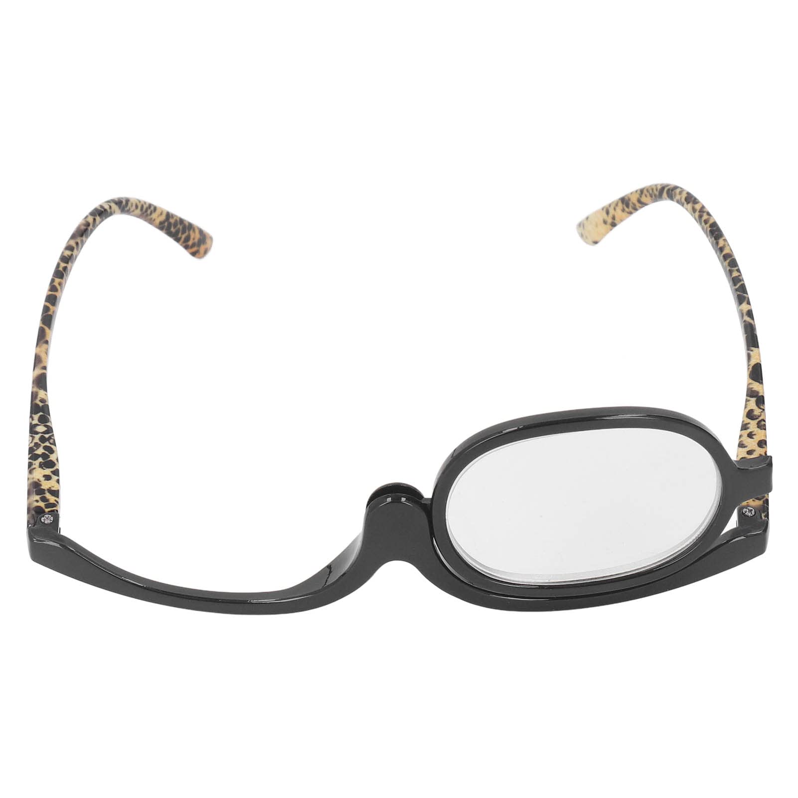 Magnifying Makeup Glasses for Women +3.00 - Reading & Cosmetic Glasses with Flip-Up Lens - Perfect for Makeup Application, Eyebrow Shaping & Detailed Work at Home