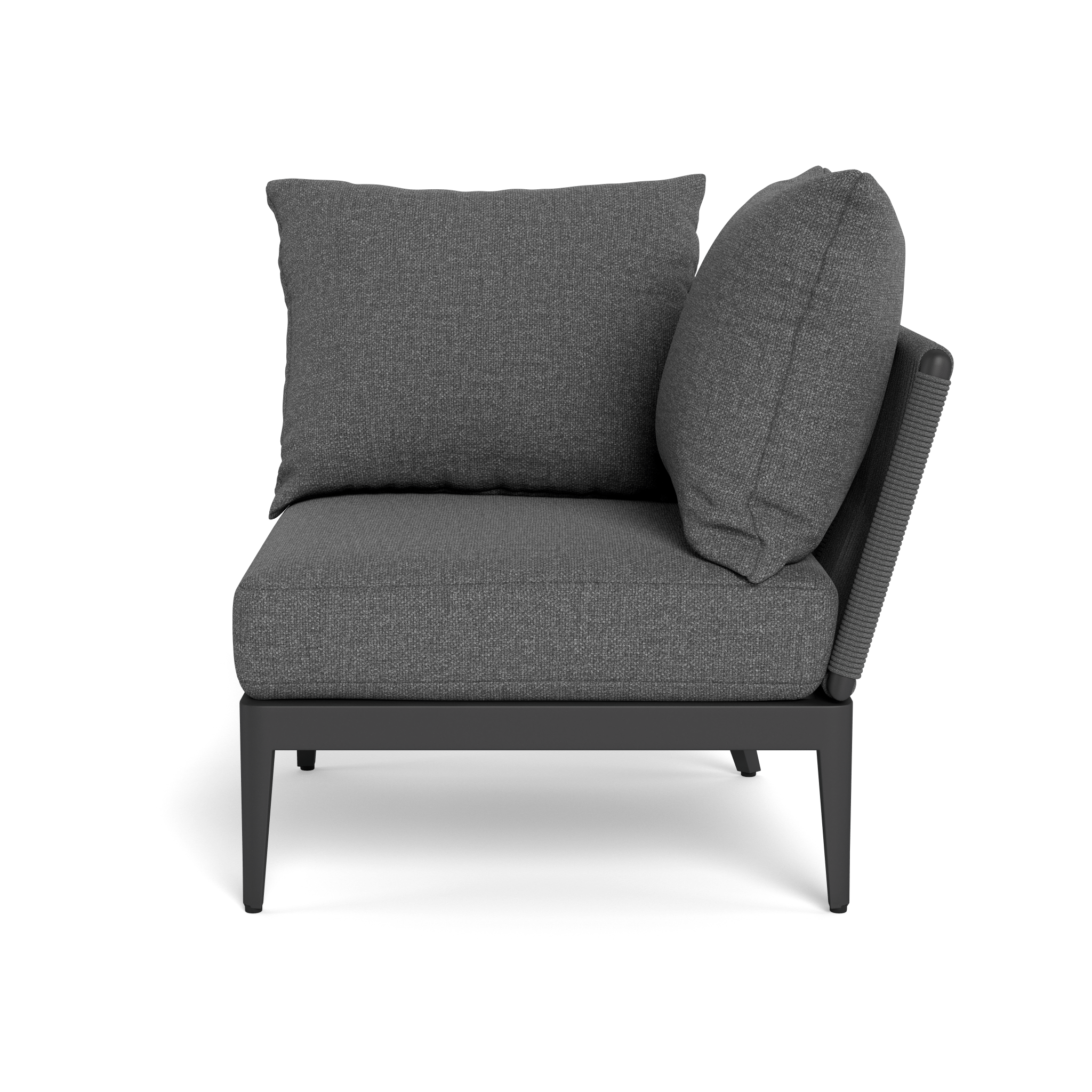 Hamilton Corner Sofa - Modern L-Shaped Sectional Couch with Storage Ottoman, Perfect for Small Spaces & Apartment Living - Living Room, Family Room, Home Theater, Office Lounge