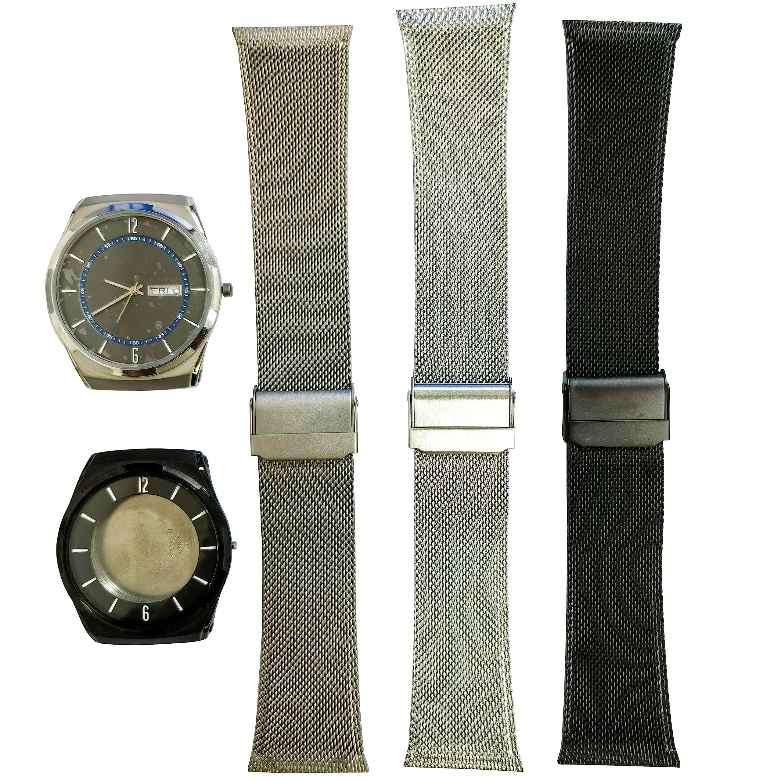 Skagen Watch Band Replacement - 28mm to 22mm Slim Screw Strap for Unisex Watches | Perfect for Casual, Office & Everyday Wear